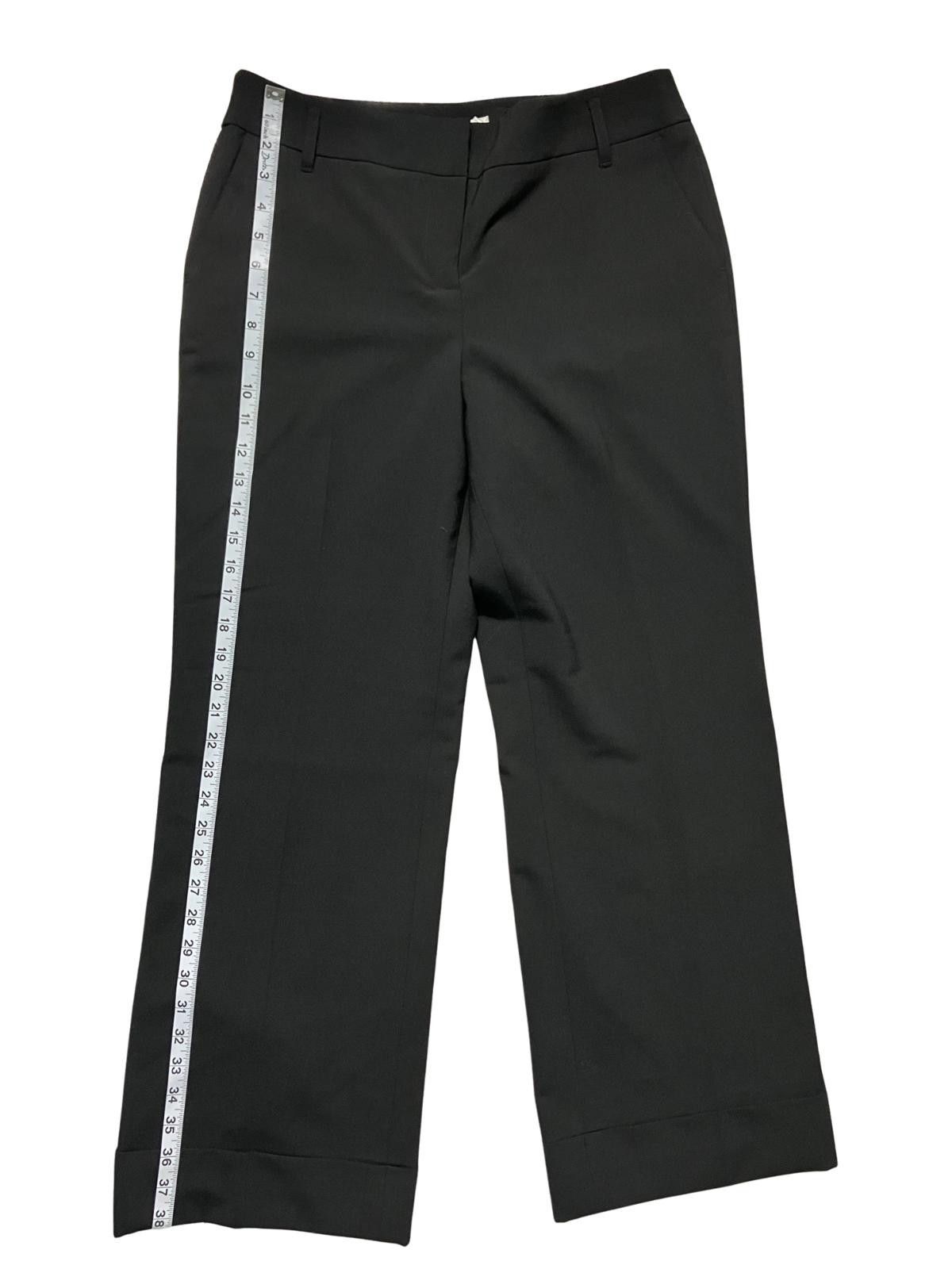 Other Black Wide Leg Dress Pants for Women Loft Size 8P Size 36R - 4 Thumbnail