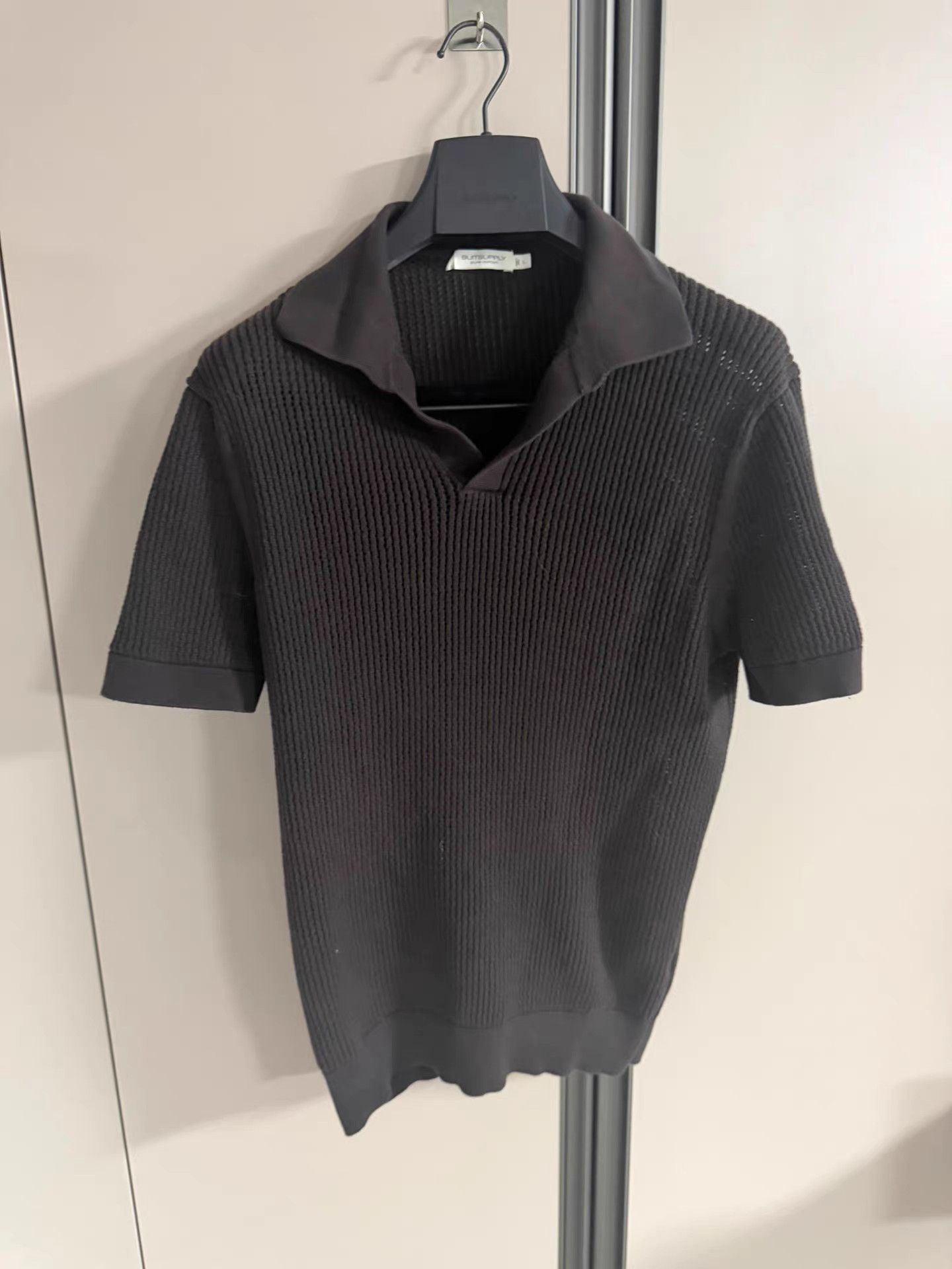 Suitsupply SUITSUPPLY Solid Color Men's Polo Shirt K18 Size US L / EU 52-54 / 3 - 3 Thumbnail