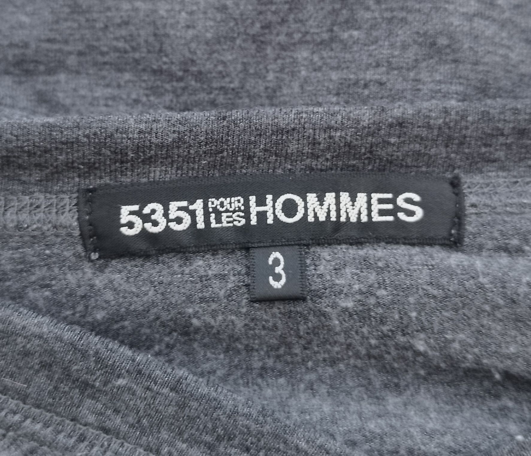 5351 POUR LES HOMMES × Beauty Beast × gomme 5351 pour les hommes ruched t-shirt Size US L / EU 52-54 / 3 - 5 Thumbnail