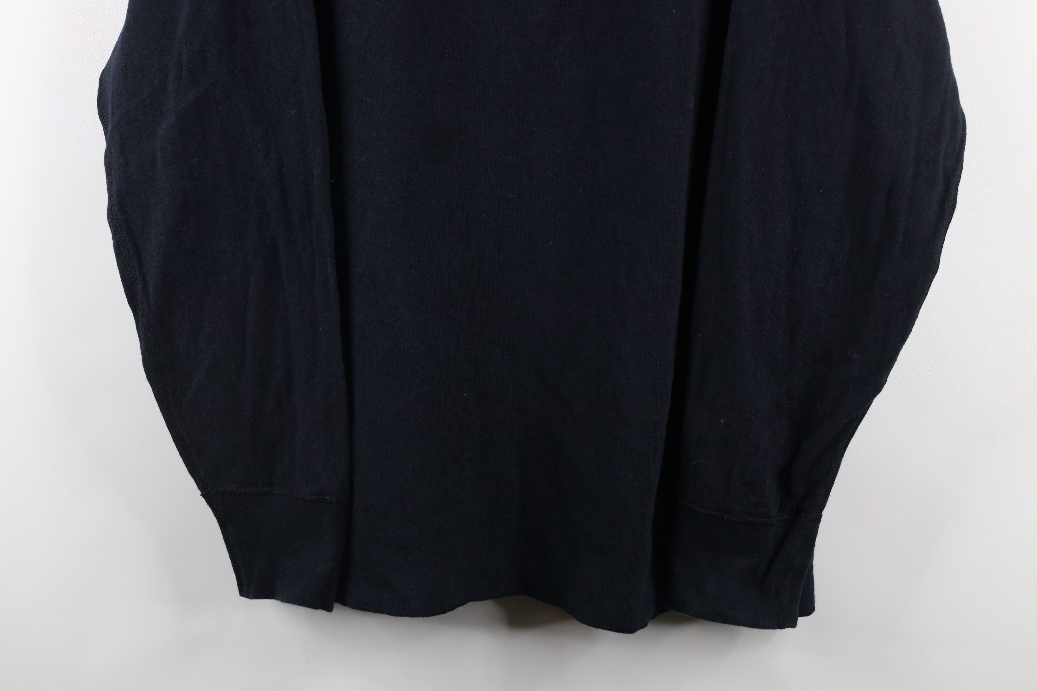 L.L. Bean × Vintage Vintage LL Bean Driver Wool Blend Henley T-Shirt Black Size US XL / EU 56 / 4 - 3 Thumbnail