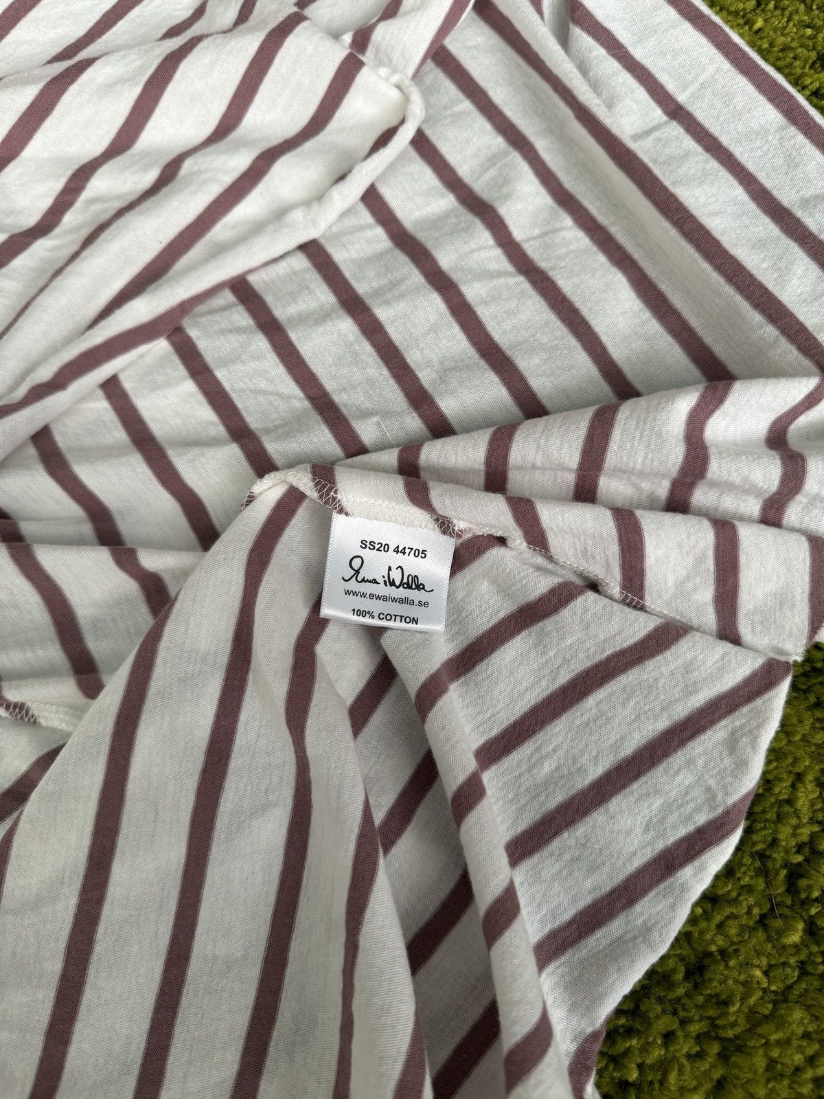 Designer Ewa i Walla avant garde striped dress Size S / US 4 / IT 40 - 7 Thumbnail