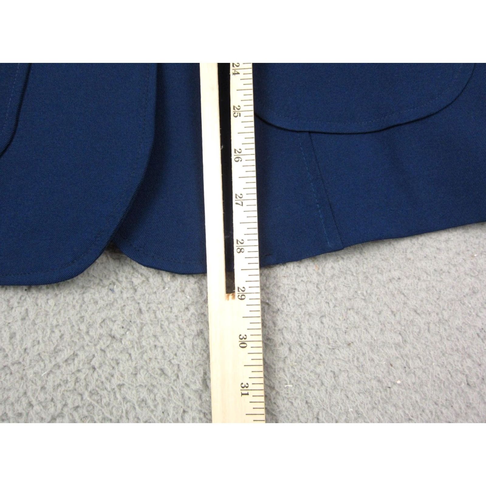 JCPenney VINTAGE J. C. Penney Blazer Womens XS Blue Disco Leisure Jacket Size XS / US 0-2 / IT 36-38 - 7 Thumbnail