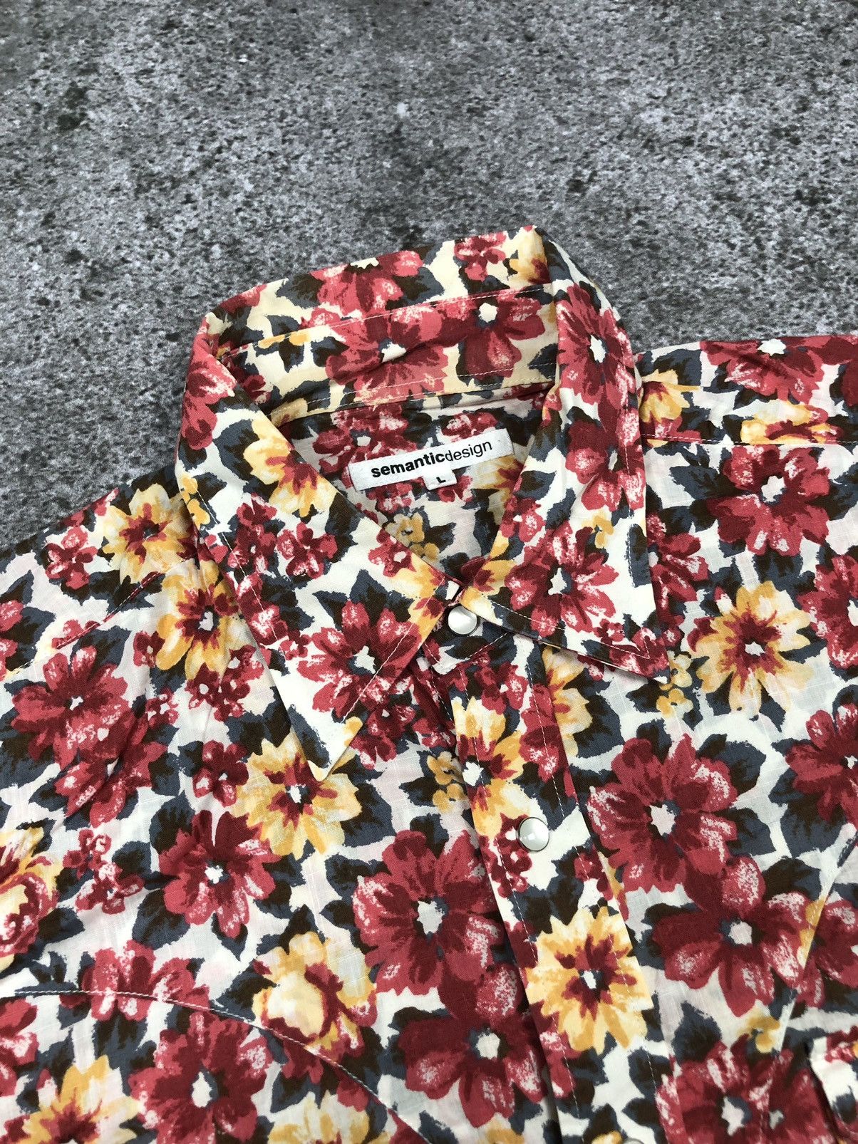Beauty Beast × Jean Paul Gaultier × semanticdesign SEMANTIC DESIGN Flower Print Button Size US L / EU 52-54 / 3 - 4 Thumbnail