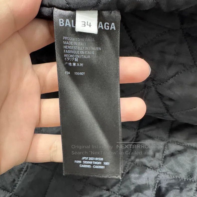 Balenciaga Balenciaga Bullet Screen Printed Teddy Coat Size XXS / US 00 / IT 34 - 3 Thumbnail