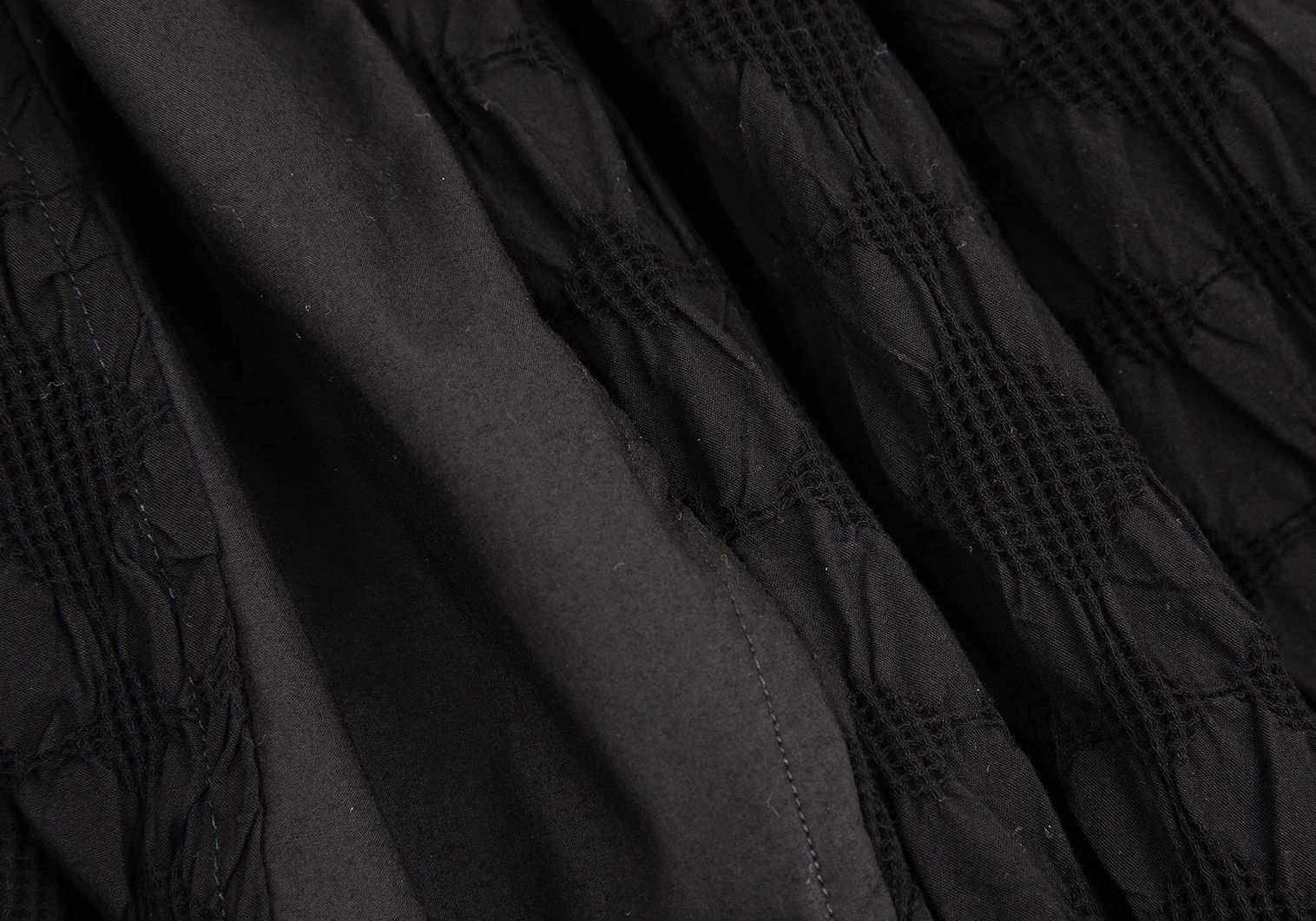 Issey Miyake Waffle Jacquard Shirt in Black Size 3 Size US L / EU 52-54 / 3 - 14 Thumbnail