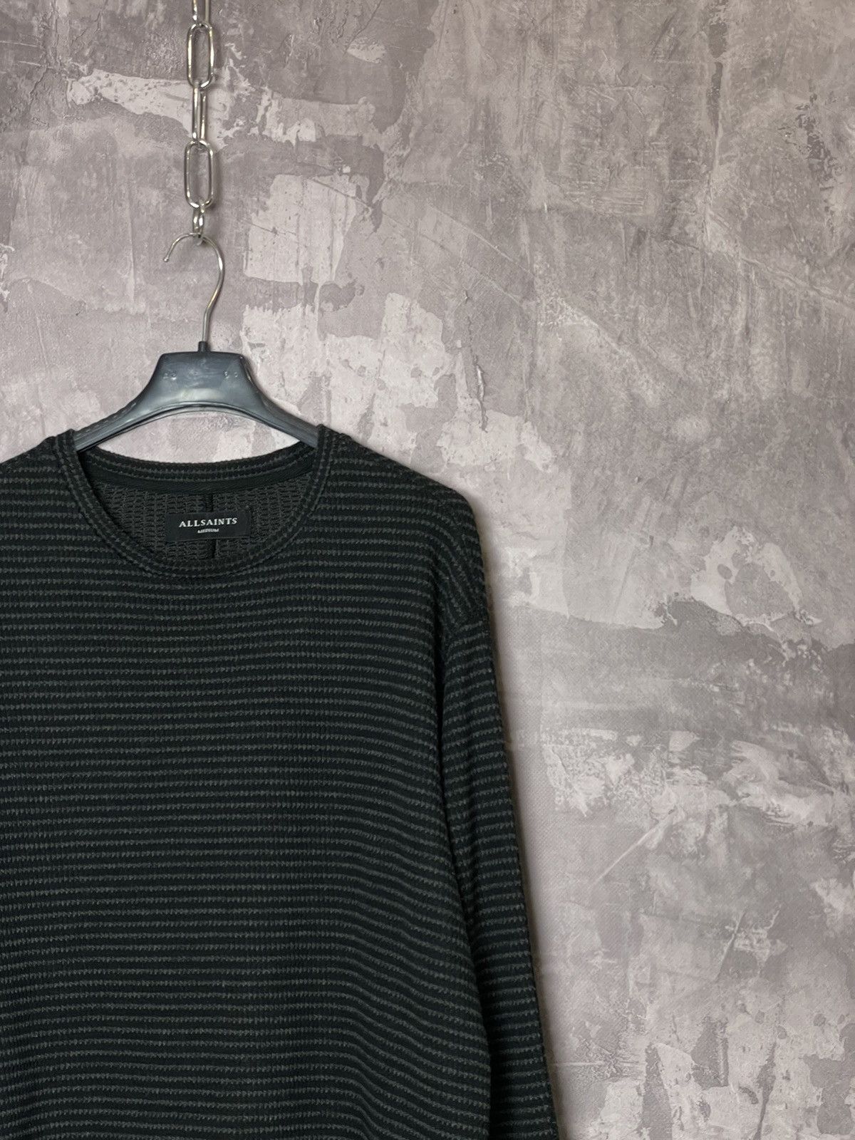Allsaints × Vintage ALLSAINTS Sweater asphalt grey opium rare gothic bottega Size US M / EU 48-50 / 2 - 3 Thumbnail