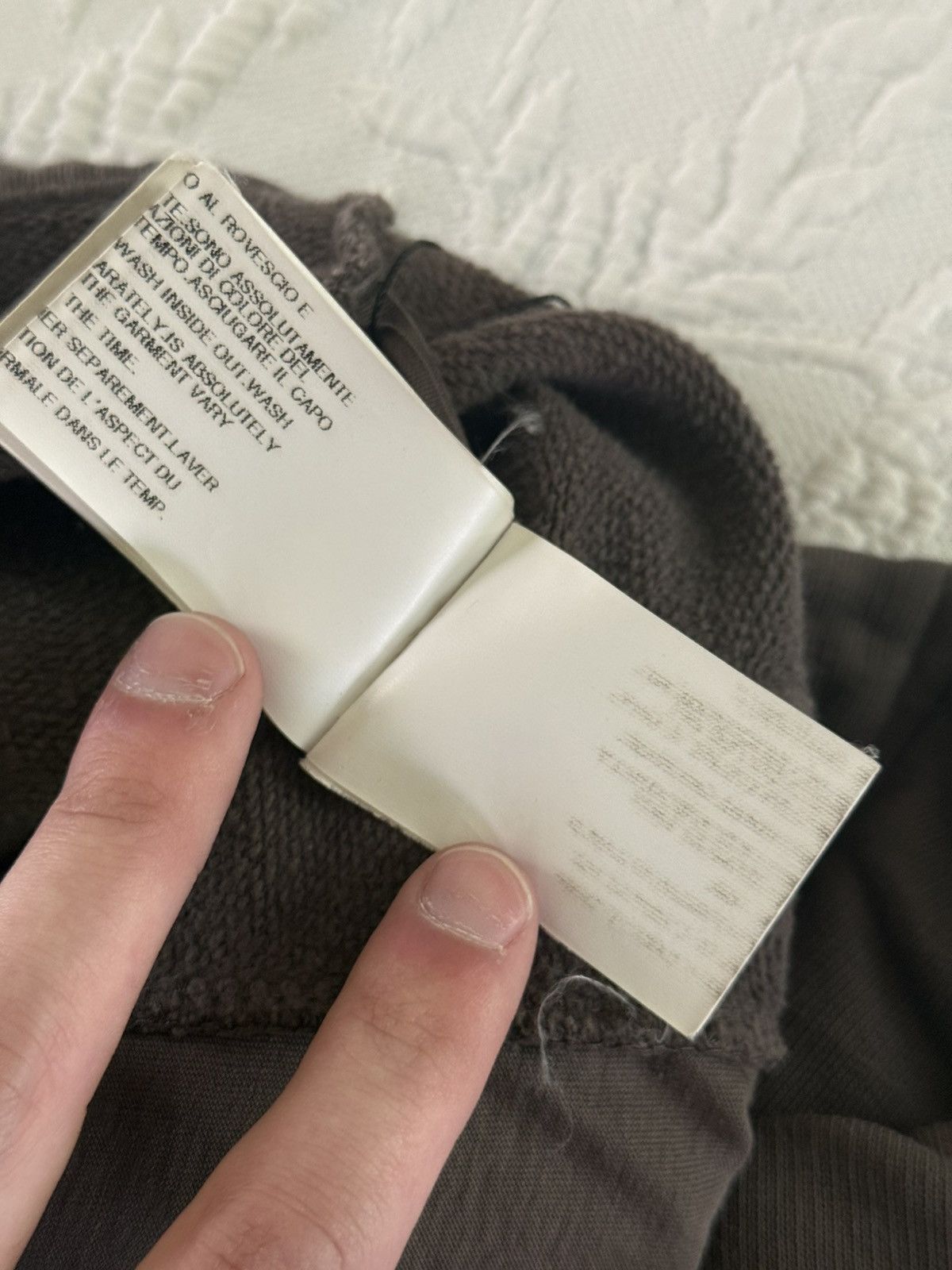 Rick Owens Rick Owens Dark Dust Asymmetrical Zip Mollino Sweatshirt Size US M / EU 48-50 / 2 - 10 Thumbnail