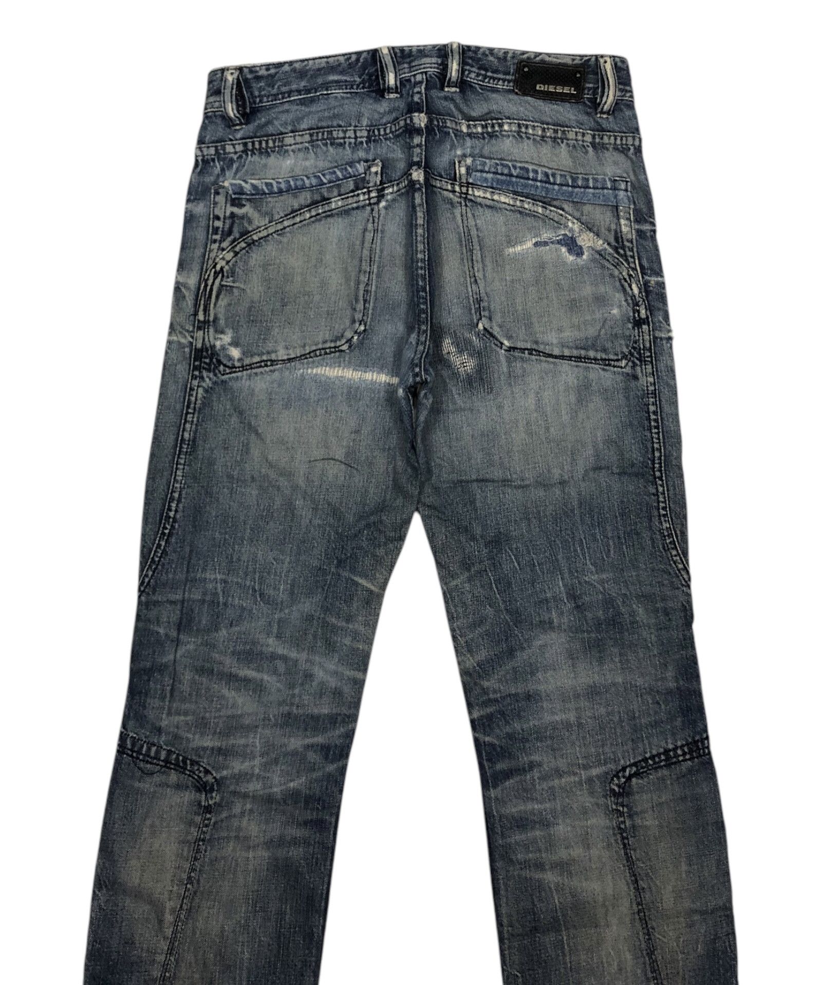 Diesel 🔥RARE DIESEL DISTRESSED DENIM UNDERCOVER STYLE DESIGN Size US 30 / EU 46 - 7 Thumbnail
