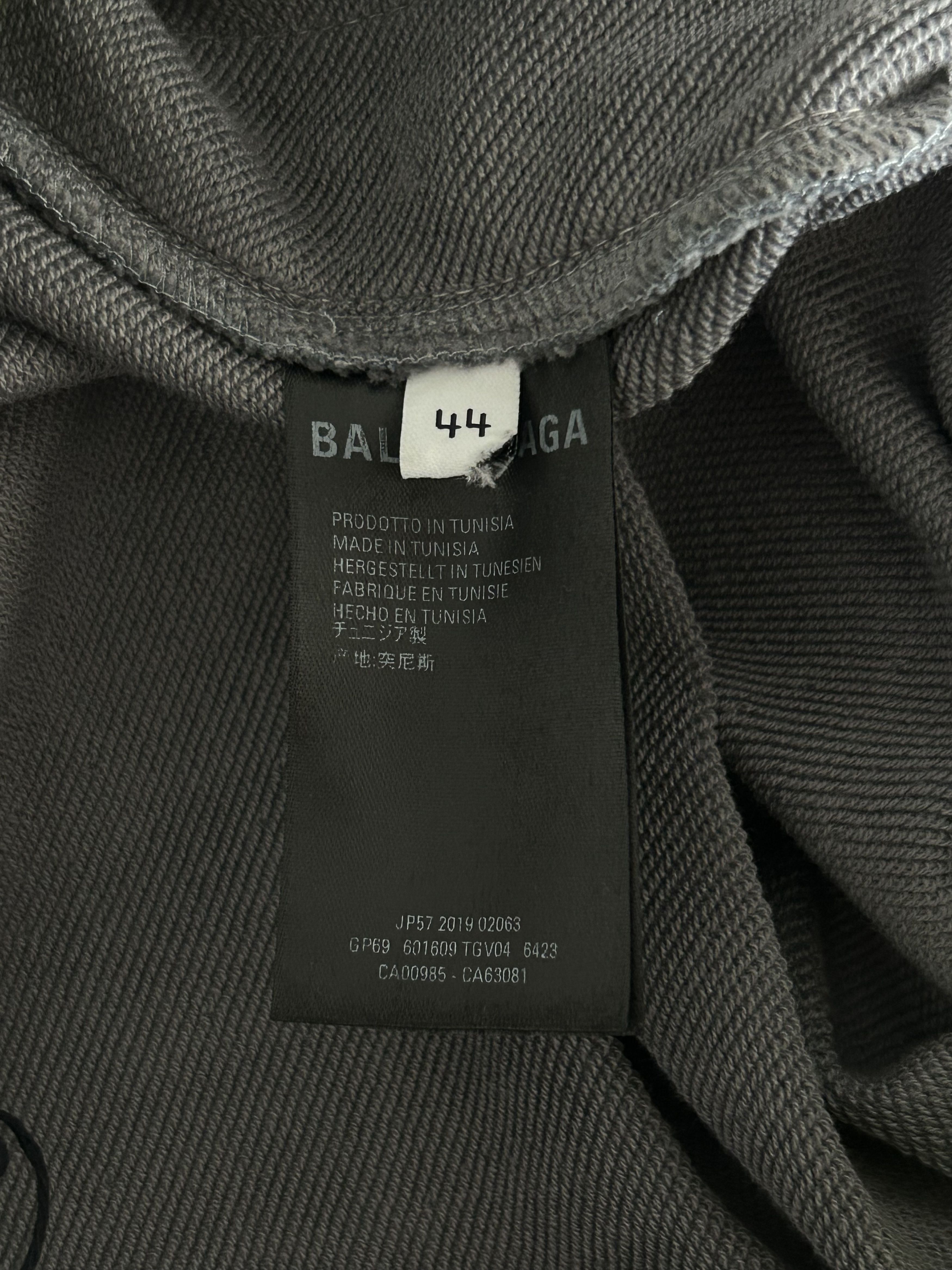 Balenciaga Balenciaga Grey & Yellow Embroidered Logo Trackpants Size US 30 / EU 46 - 4 Thumbnail