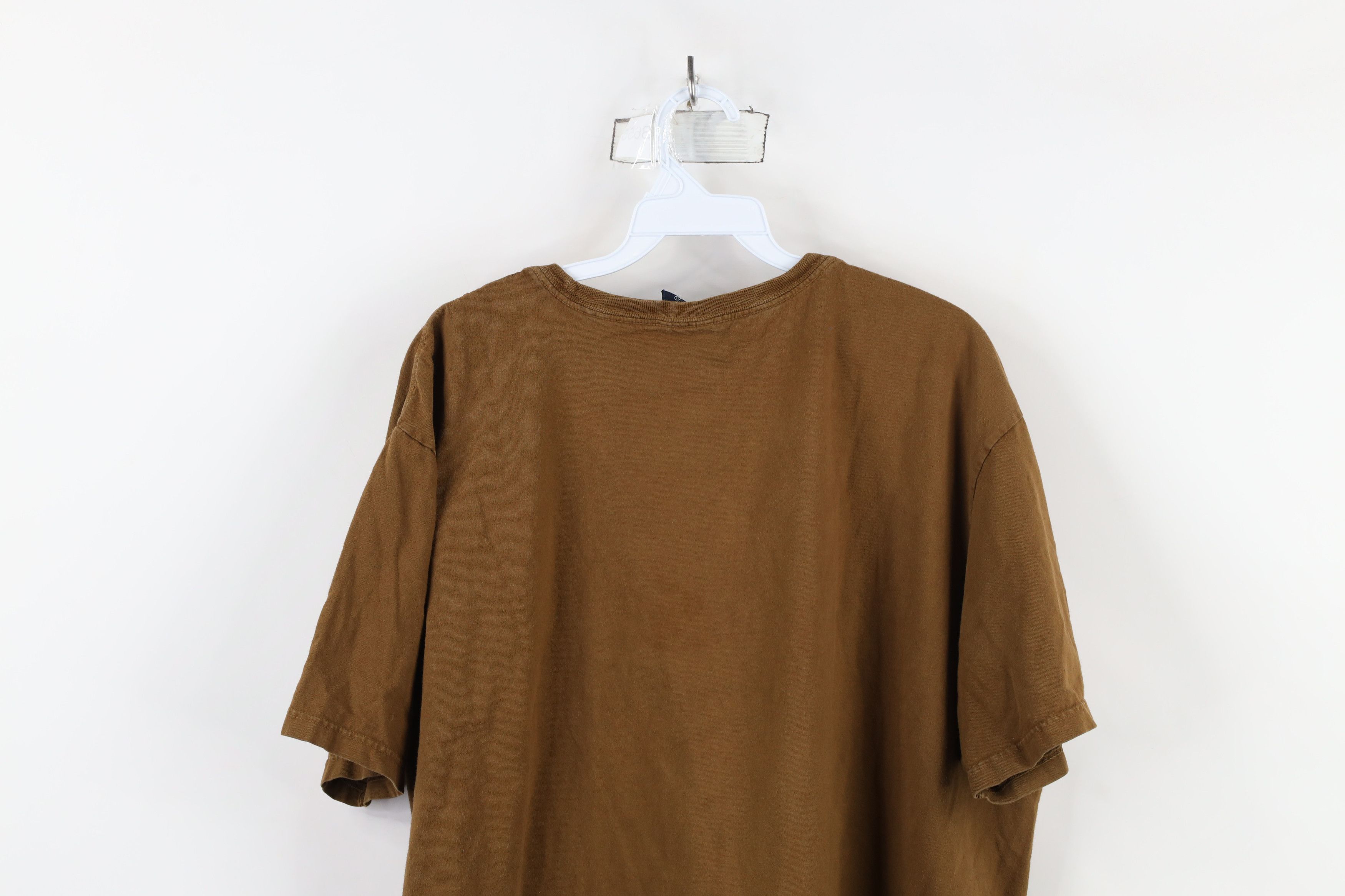 Ralph Lauren × Vintage Vintage 90s Ralph Lauren Short Sleeve T-Shirt Cotton Breen Size US XL / EU 56 / 4 - 13 Thumbnail