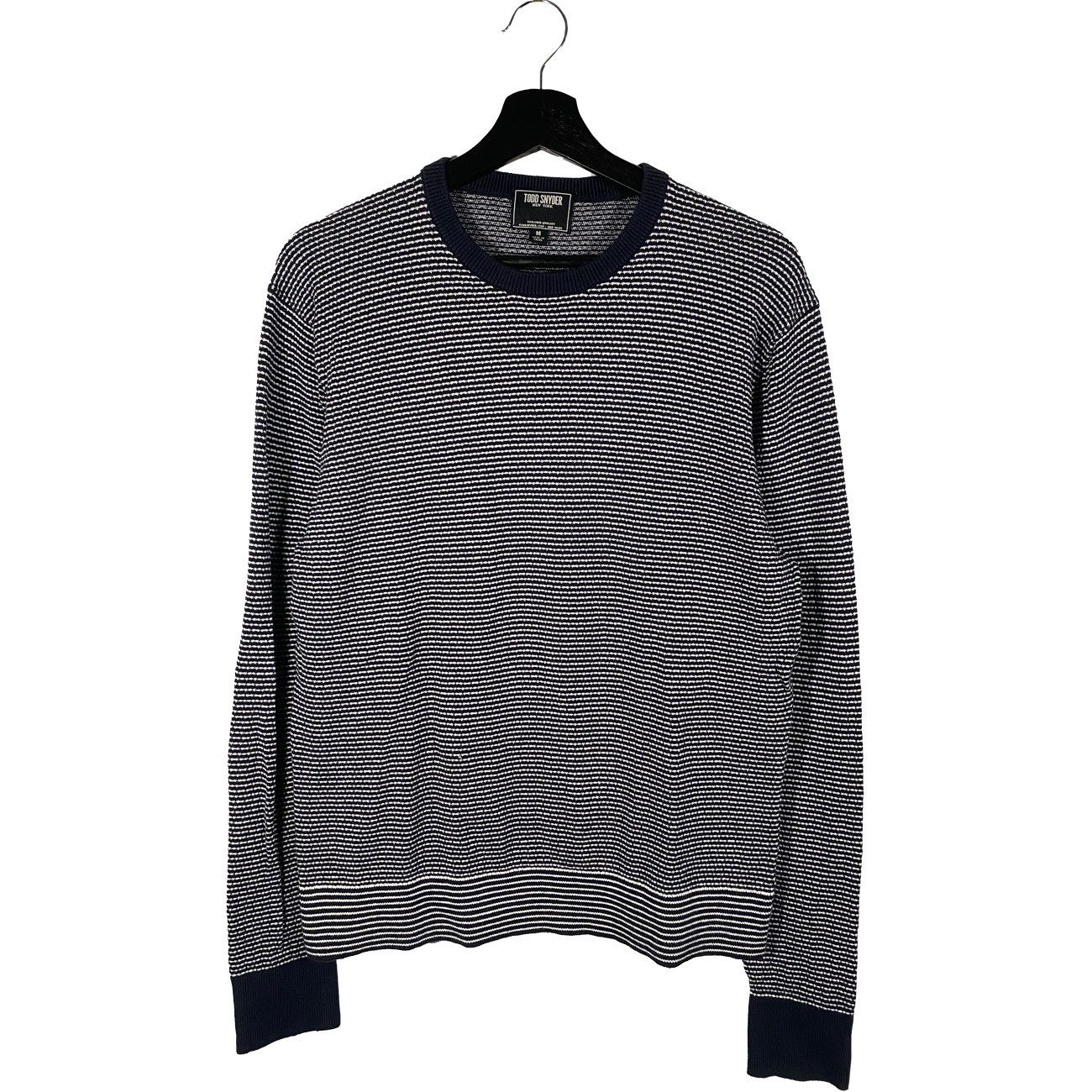 Todd Snyder Todd Snyder Striped Cotton Knit Sweater Size M Size US M / EU 48-50 / 2 - 1 Thumbnail