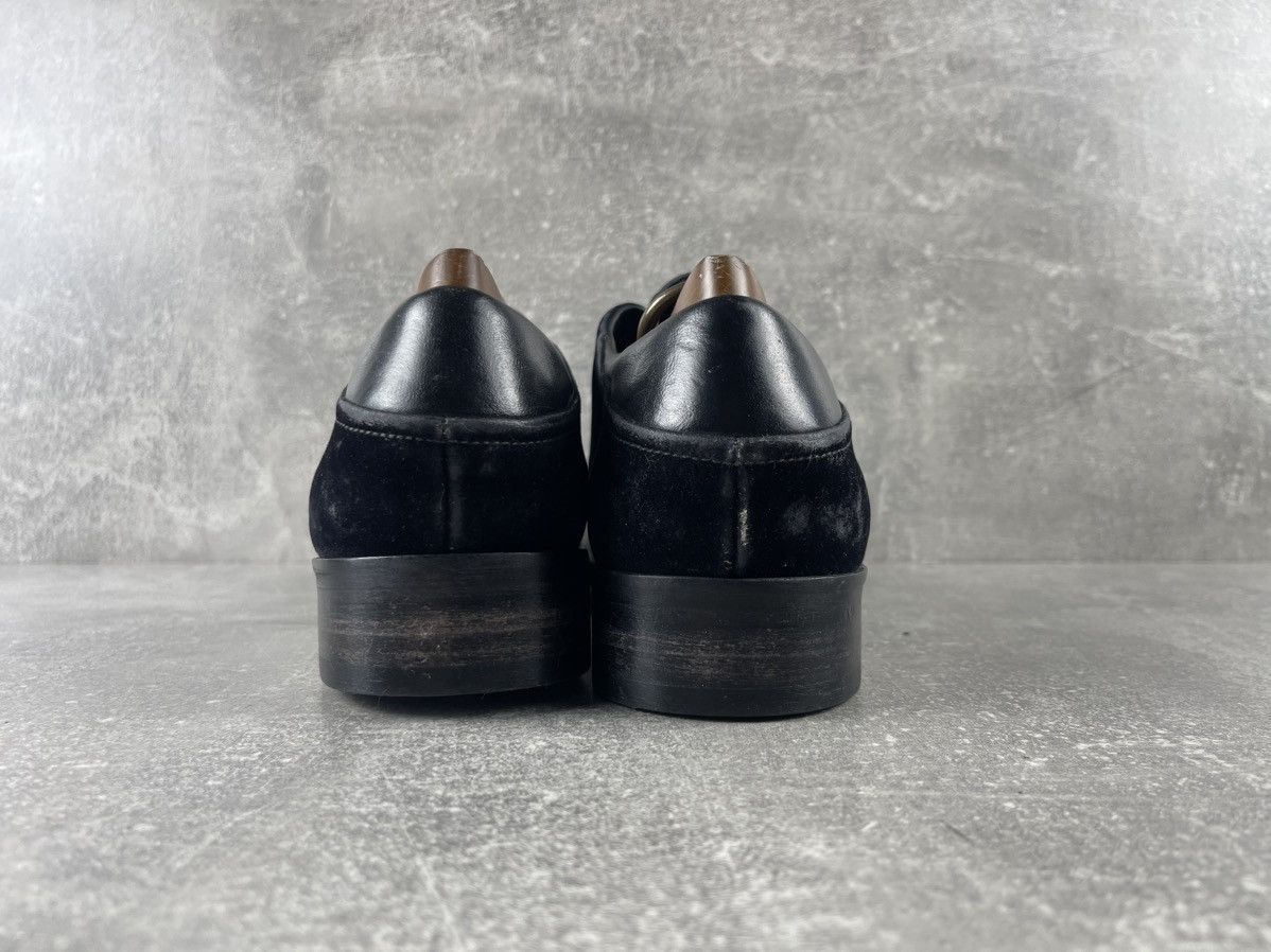 Jo Ghost Jo Ghost Avant Garde Distressed Velvet Derby Shoes Black Size US 12 / EU 45 - 6 Thumbnail