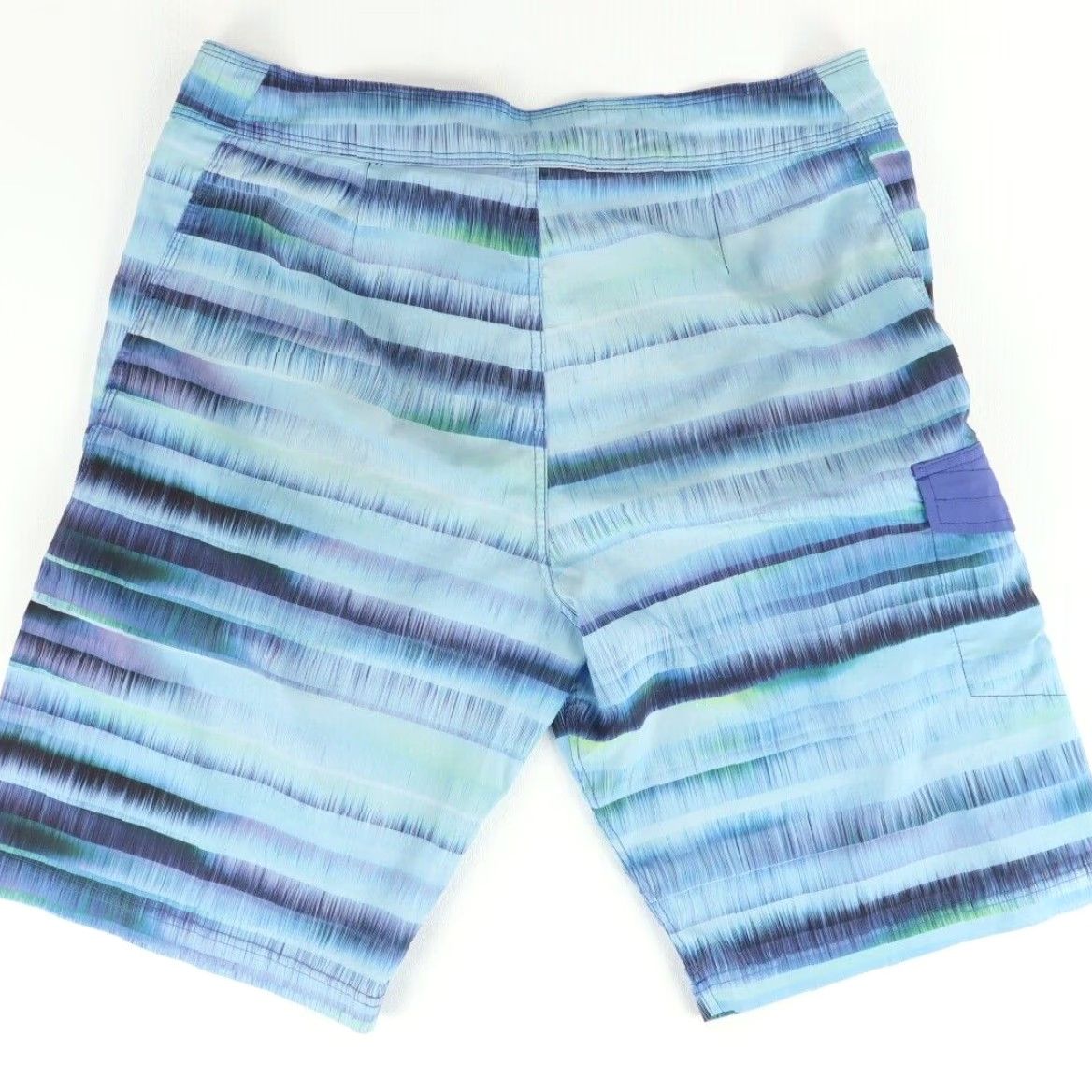 Prana Prana Board Shorts Blue Striped 21" Men's 32 Regular Inseam 11in Polyester Microfiber Swimming Cargo Shorts Activewear (Adult) Mens Size US 32 / EU 48 - 4 Thumbnail