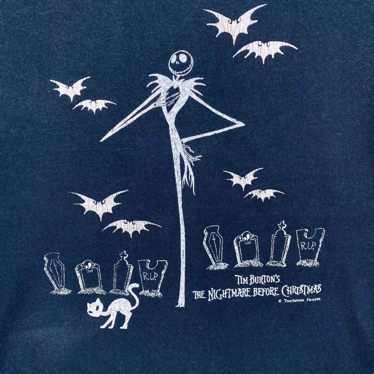 Vintage Vintage The Nightmare Before Christmas Movie Tee Shirt Size US M / EU 48-50 / 2 - 2 Thumbnail
