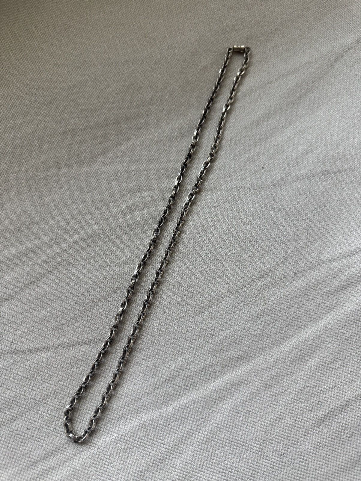 Chrome Hearts Chrome Hearts Sterling Silver Paper Chain Necklace Size ONE SIZE - 2 Thumbnail