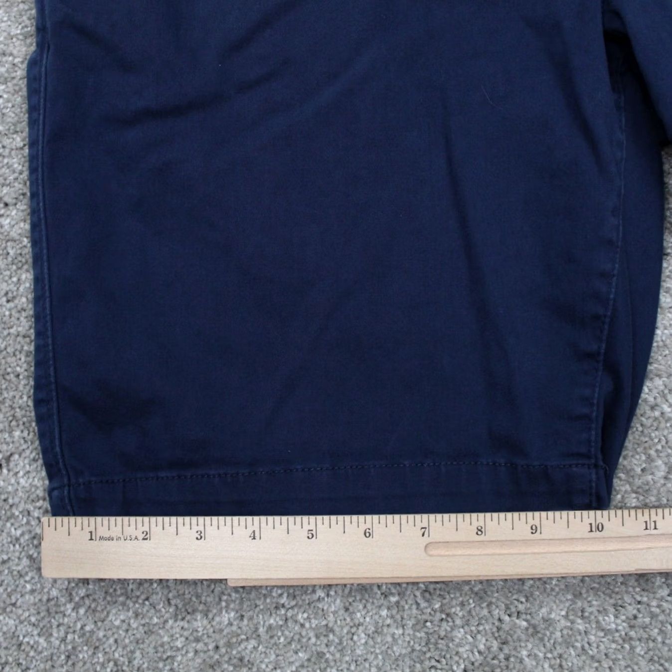 Nat Nast Nat Nast Chino Shorts Mens 40 Blue Flat Front Cotton Stretch Inseam 9" (9 in) Regular Fit? Size US 40 / EU 56 - 4 Thumbnail