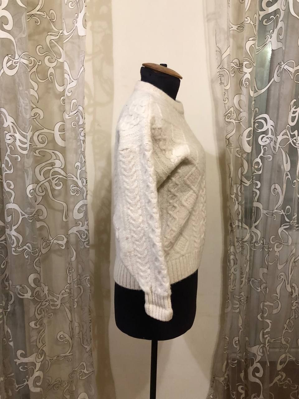 Other Vintage Blarney Mills Cableknit Fisherman Wool Sweater Size M / US 6-8 / IT 42-44 - 4 Thumbnail