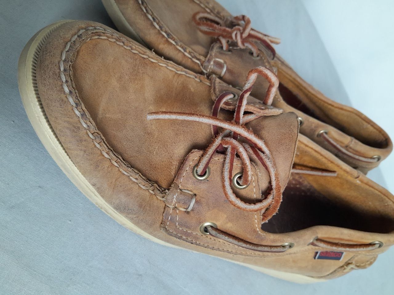 Sebago Sebago Classic Dan Brown Grained Leather Penny Loafers Size US 8 / EU 41 - 2 Thumbnail