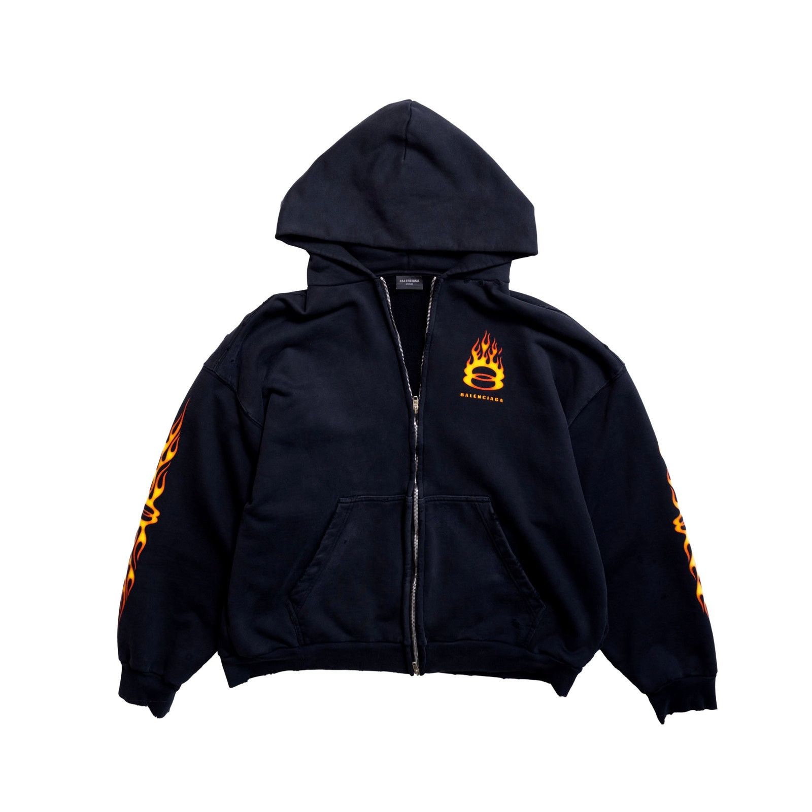 Balenciaga SS24 INSIDE OUT ZIPUP HOODIE | Grailed
