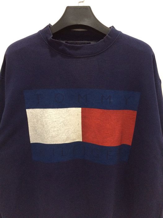Tommy Hilfiger Tommy Hilfiger Big Logo Sweatshirt Size US XL / EU 56 / 4 - 2 Thumbnail