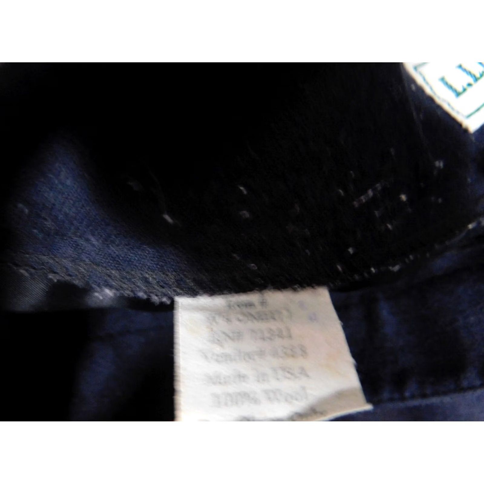 Vintage LL Bean Womens Pants 10 Blue Straight Wool Dress Pants Casual Regular Womens 33Inseam Size 32" / US 10 / IT 46 - 4 Thumbnail