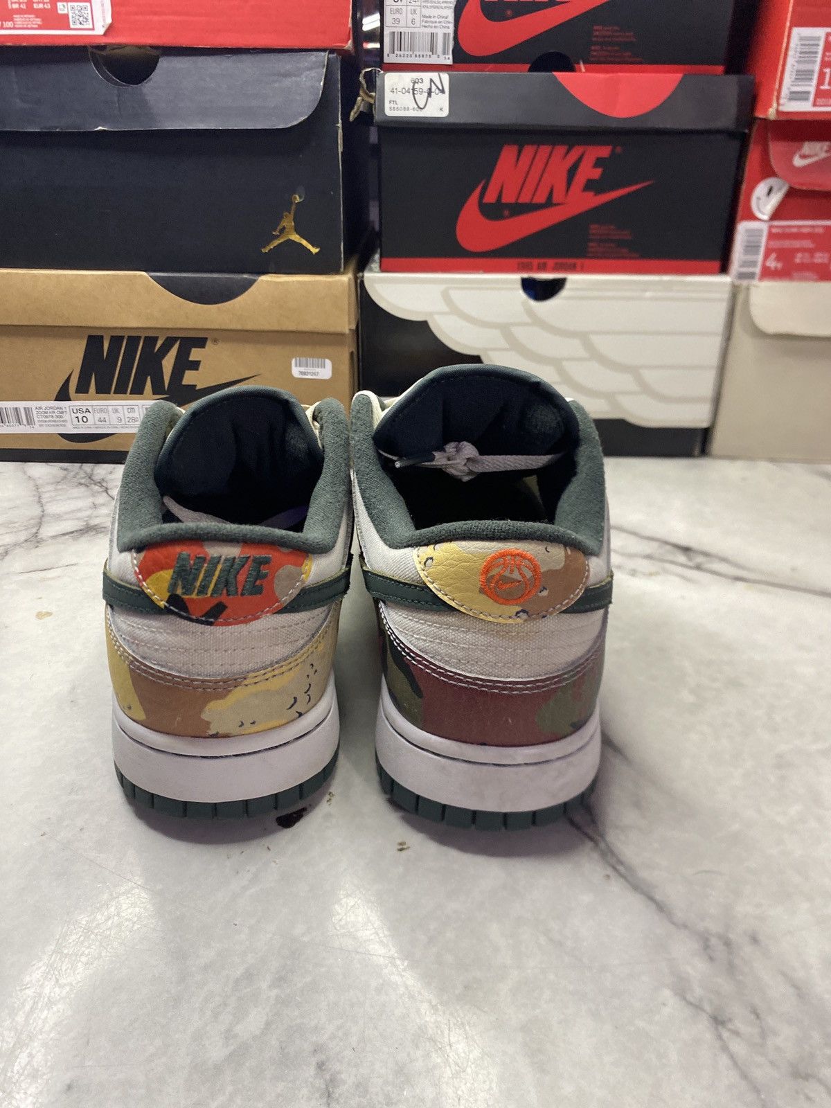 Nike Dunk low multi camo Size US 9.5 / EU 42-43 - 5 Thumbnail
