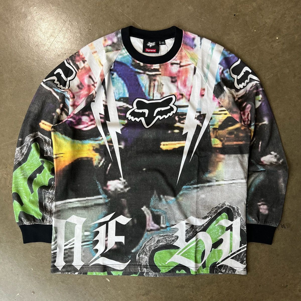 Supreme Supreme/Fox Racing L/S Top ‘Multicolor’ | Grailed