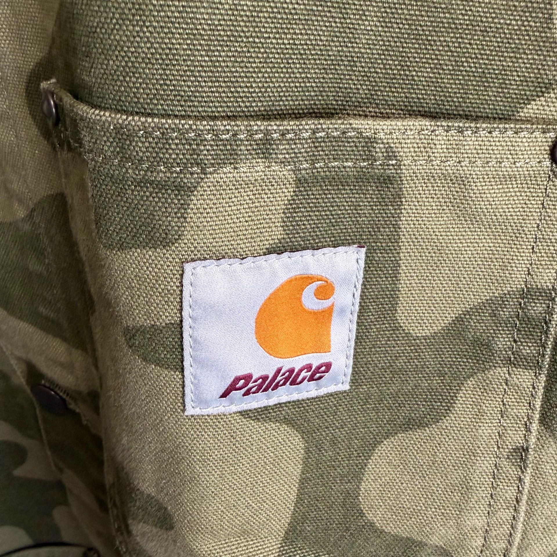 Palace Palace x Carhartt WIP Camo Panelled Flight Green Jacket Size US L / EU 52-54 / 3 - 5 Thumbnail