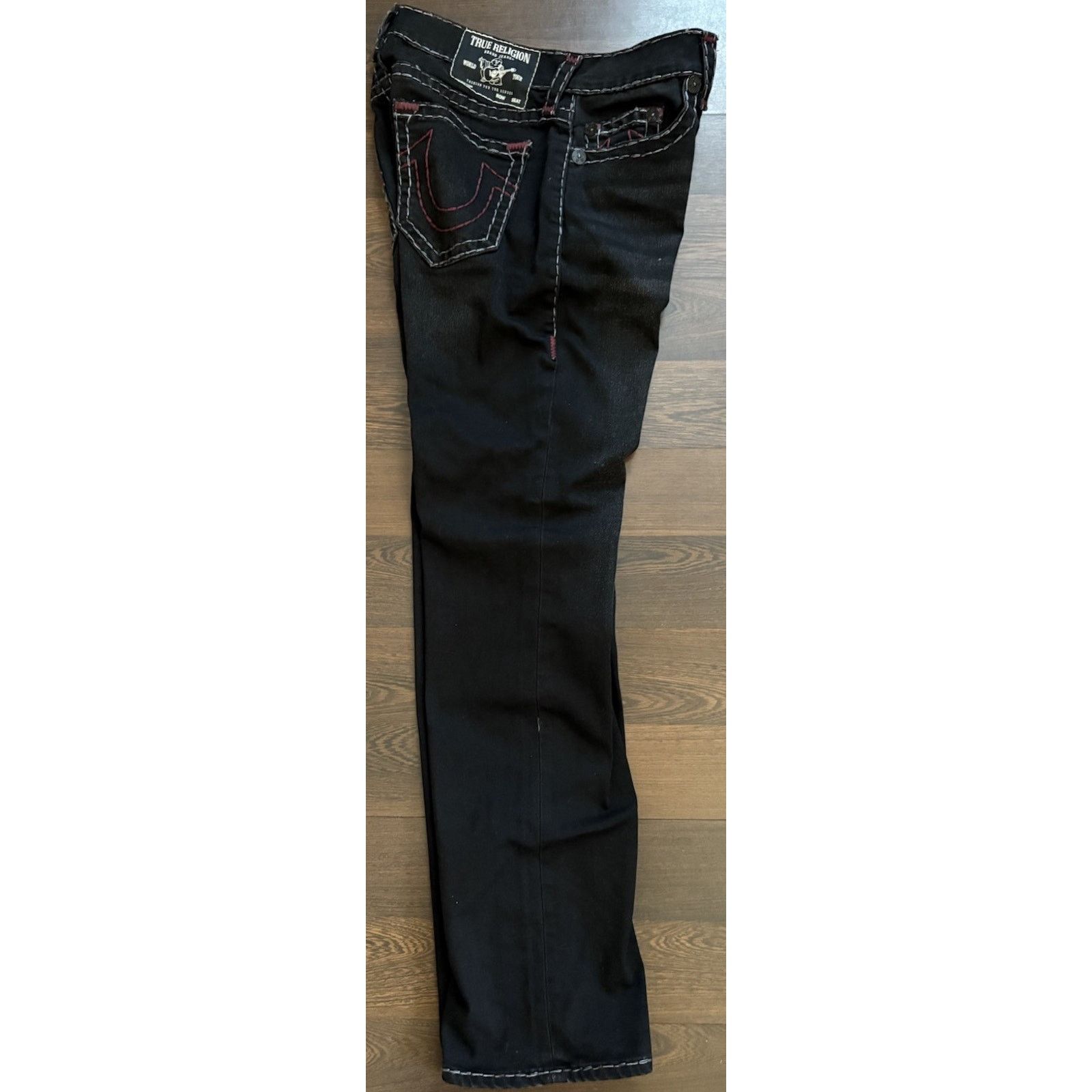 True Religion True Religion Ricky Relaxed Straight Size 31X32 Dark Pocket Size US 31 - 1 Thumbnail