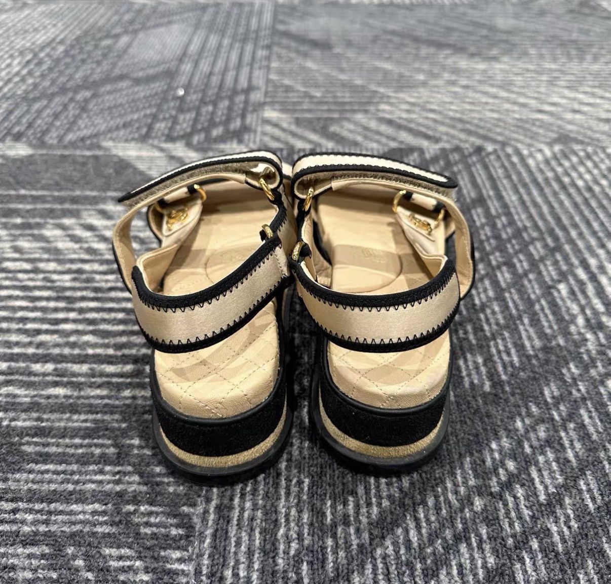 Chanel Chanel Velcro Slide Sandals J42 Size US 6.5 / IT 36.5 - 3 Thumbnail