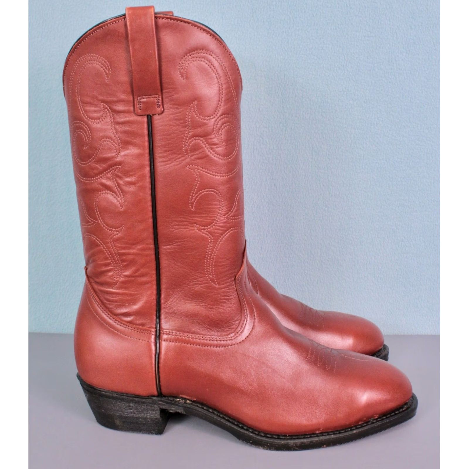Red Wing Red Wing Boots Mens VTG 70s Pecos Steel Toe Size 12 D Brown Leather Boots Size US 12 / EU 45 - 5 Thumbnail