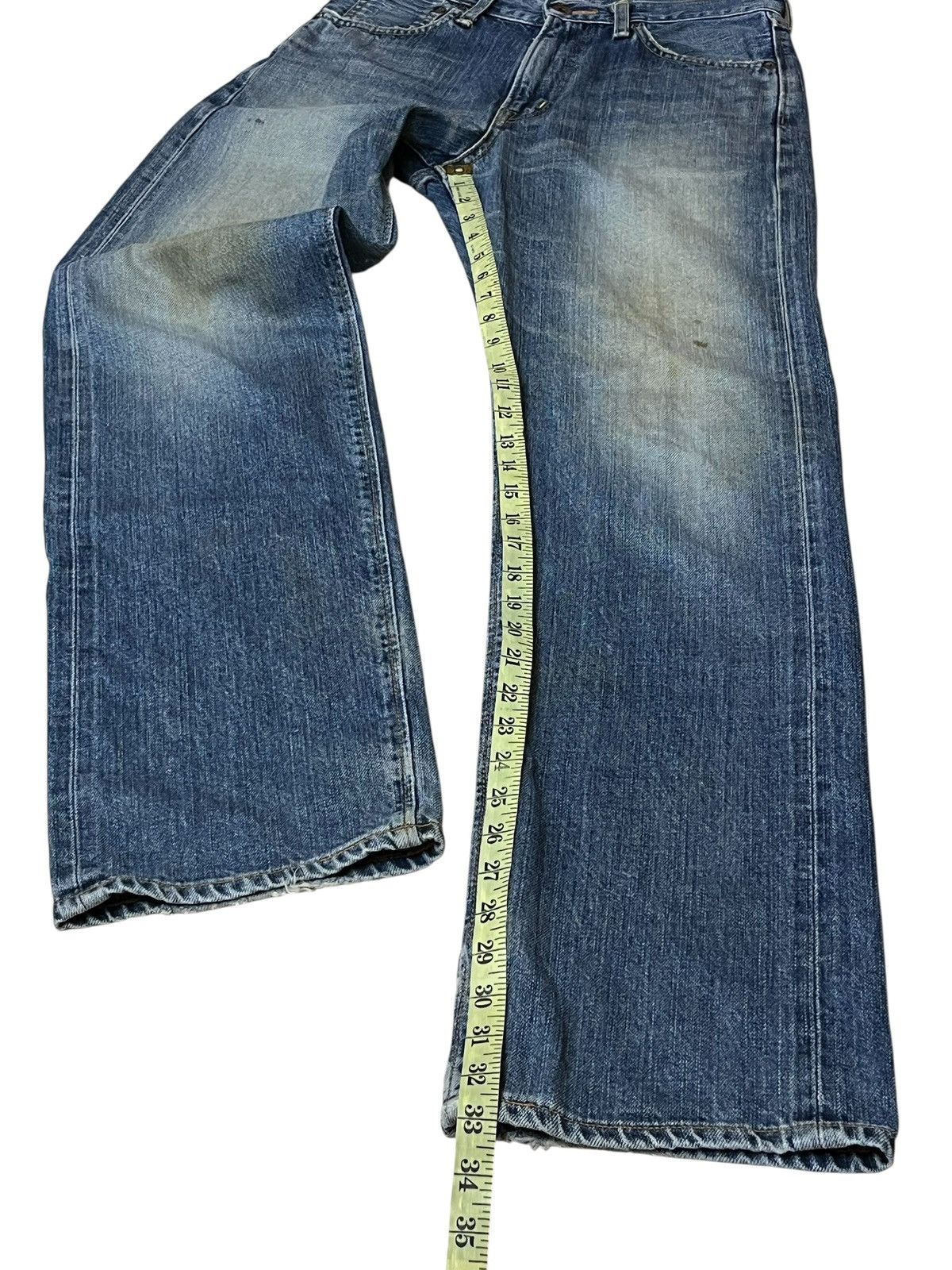 Edwin Vintage EDWIN 505 ZX button fly dirty redline selvedge jeans Size US 28 / EU 44 - 16 Thumbnail
