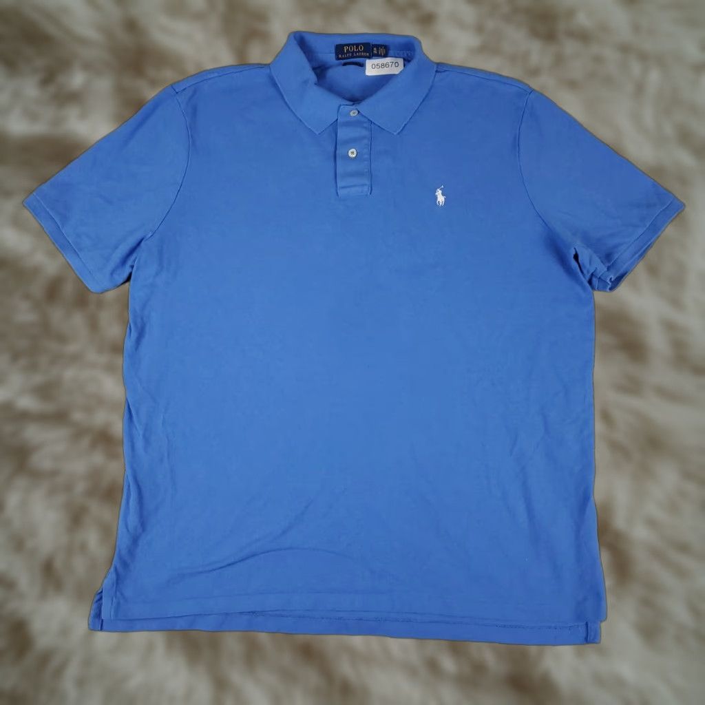 Ralph Lauren Ralph Lauren Polo Shirt XL Blue Casual Short Sleeve Mens Size US XL / EU 56 / 4 - 1 Thumbnail