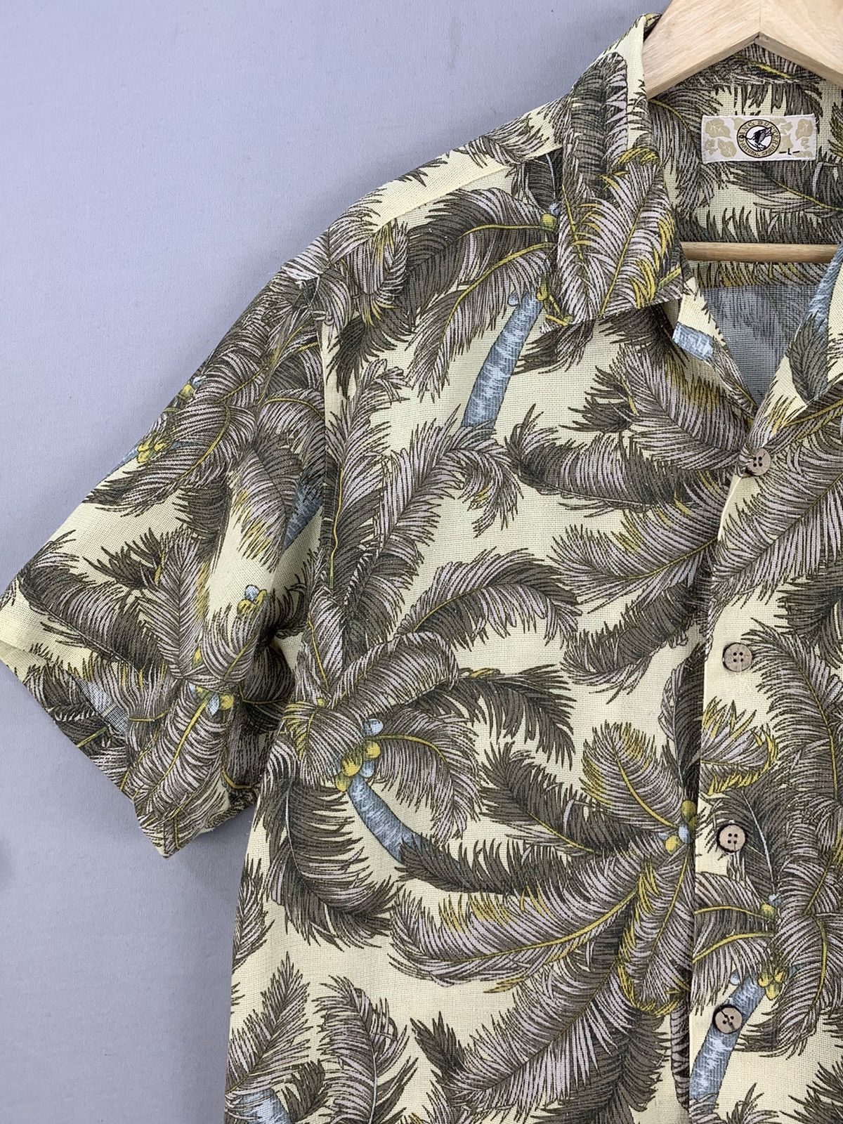 Japanese Brand Vintage Japanese Gang Buster Full Print Hawaiian Shirt Size US L / EU 52-54 / 3 - 4 Thumbnail
