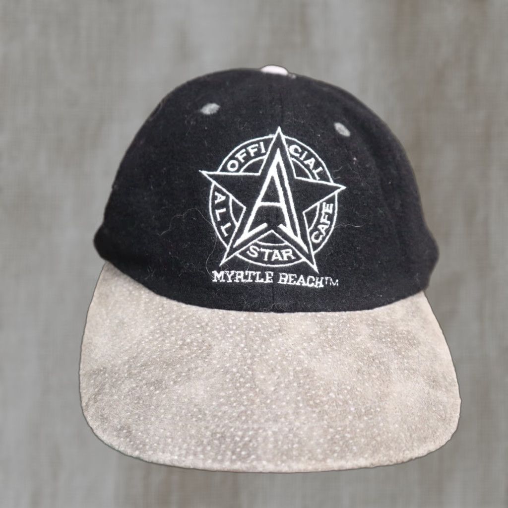Vintage ALL STAR Official CAFE Myrtle Beach Adjustable Adult Cap Hat Size ONE SIZE - 1 Thumbnail