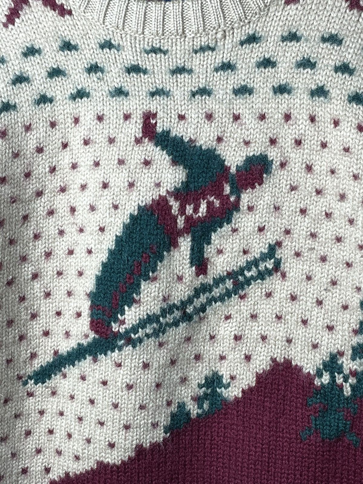 Polo Ralph Lauren × Ralph Lauren × Vintage Sweater Polo Ski Vintage Hand Knit Size US XL / EU 56 / 4 - 5 Thumbnail