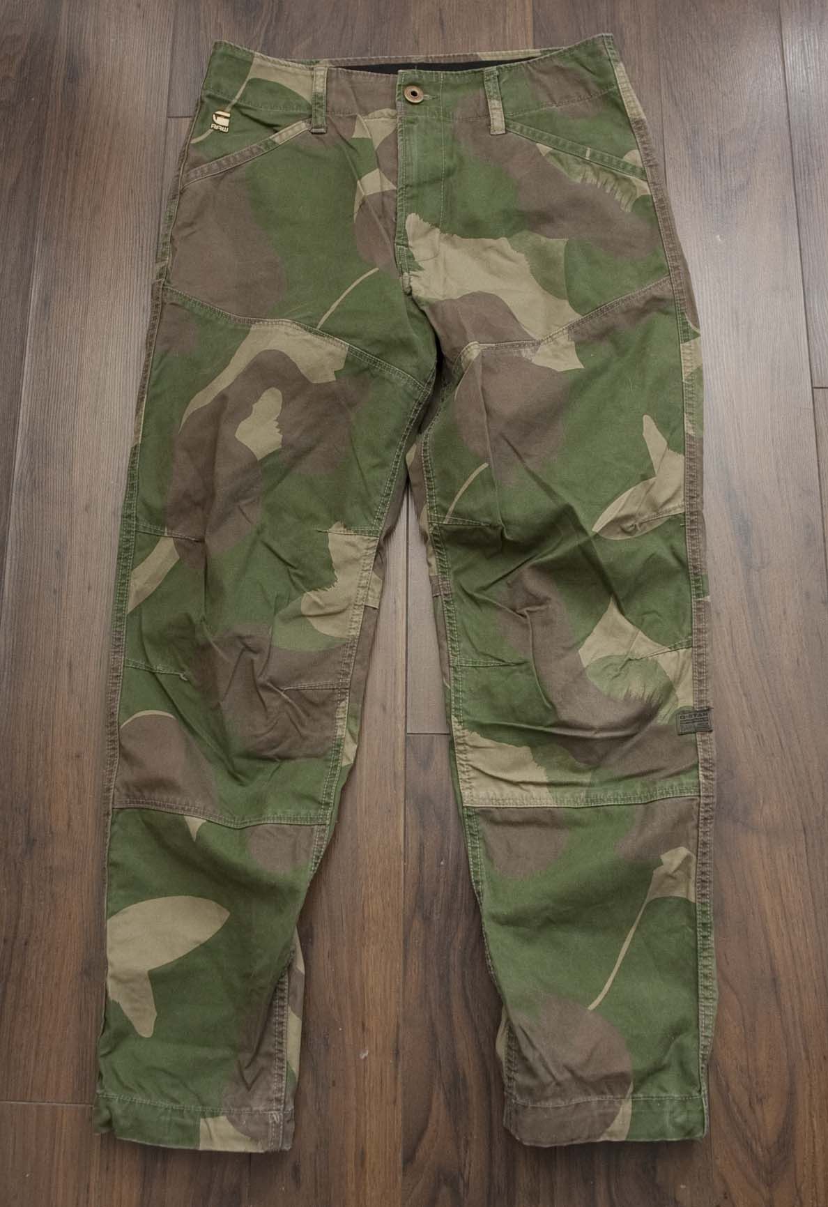 G-Star G Star Pants Rovic 3D Straight Tapered Camo Size 30x27 Size US 30 / EU 46 - 1 Thumbnail
