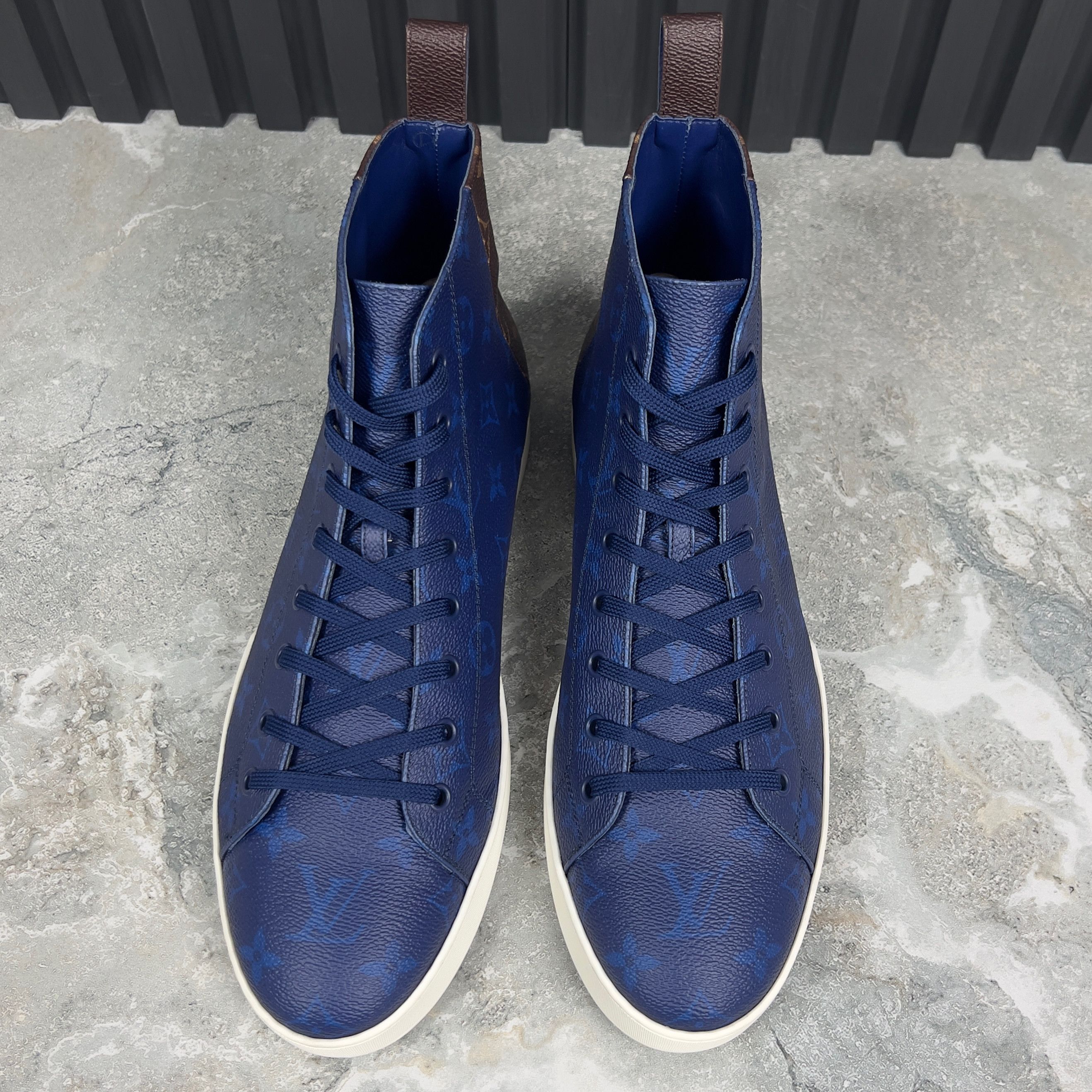 Louis Vuitton Louis Vuitton Match Up Sneakers Taigagrama Leather Size US 9.5 / EU 42-43 - 5 Thumbnail