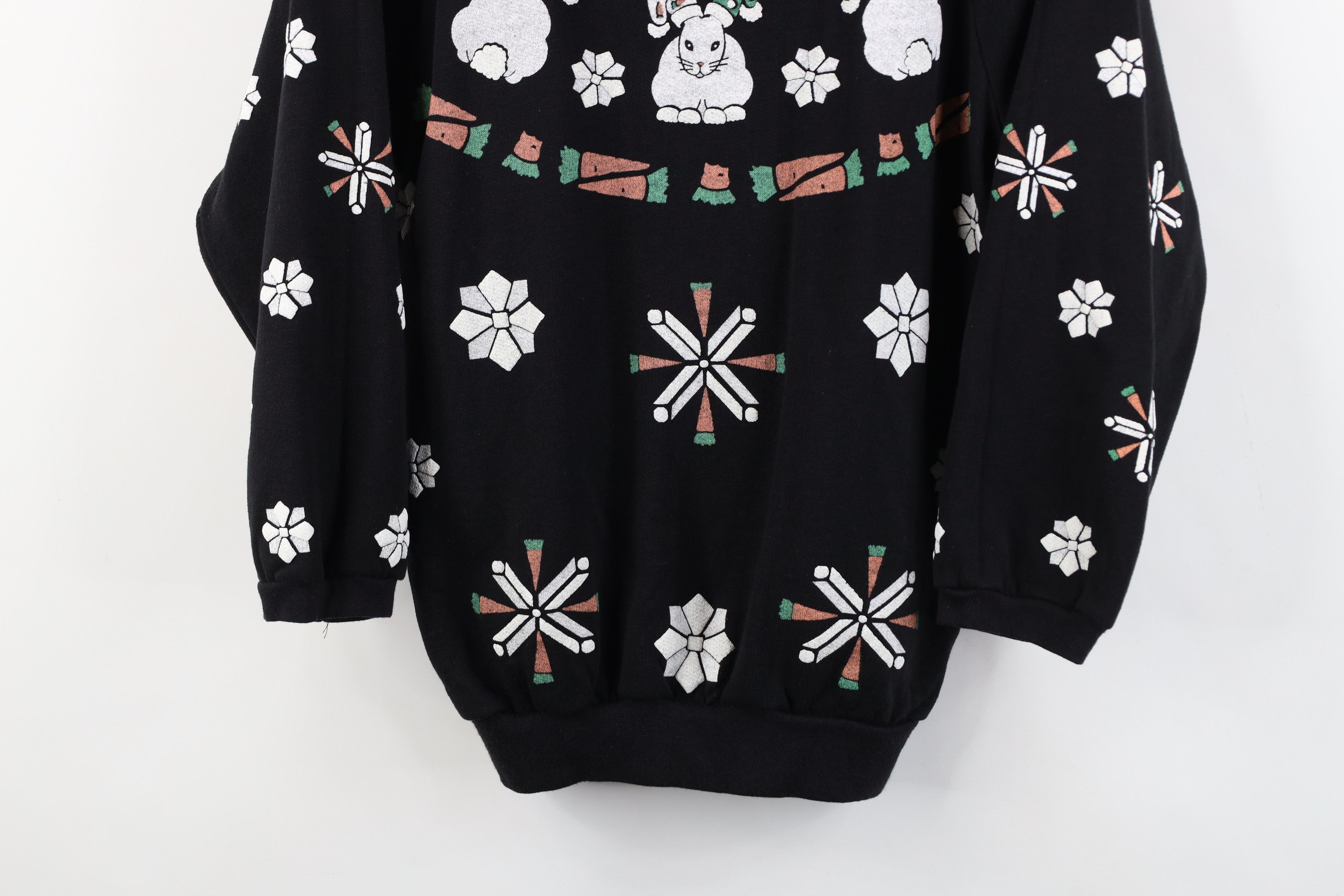 Vintage Vintage 90s Christmas Over Print Crewneck Sweatshirt Size M / US 6-8 / IT 42-44 - 3 Thumbnail