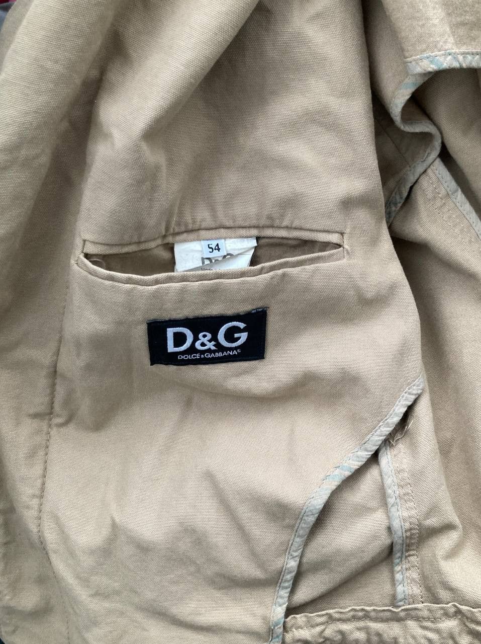 Dolce & Gabbana Dolce gabbana jacket mens beige vintage Tailored Jacket old Size 54L - 12 Thumbnail