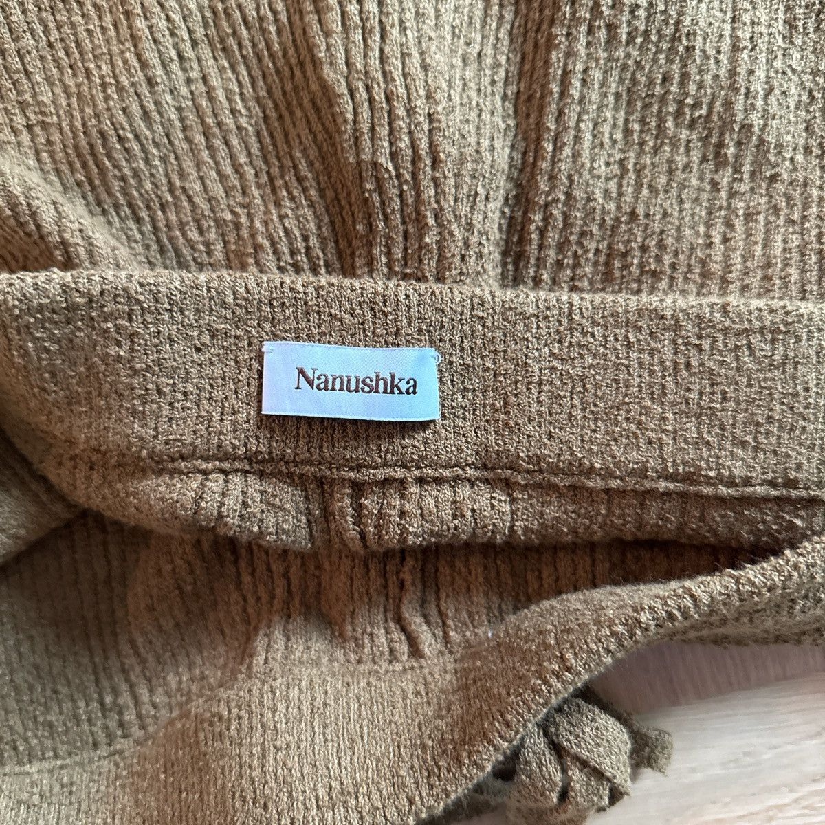Nanushka Nanushka Drawstring Bouclé Shorts Size US 33 - 3 Thumbnail