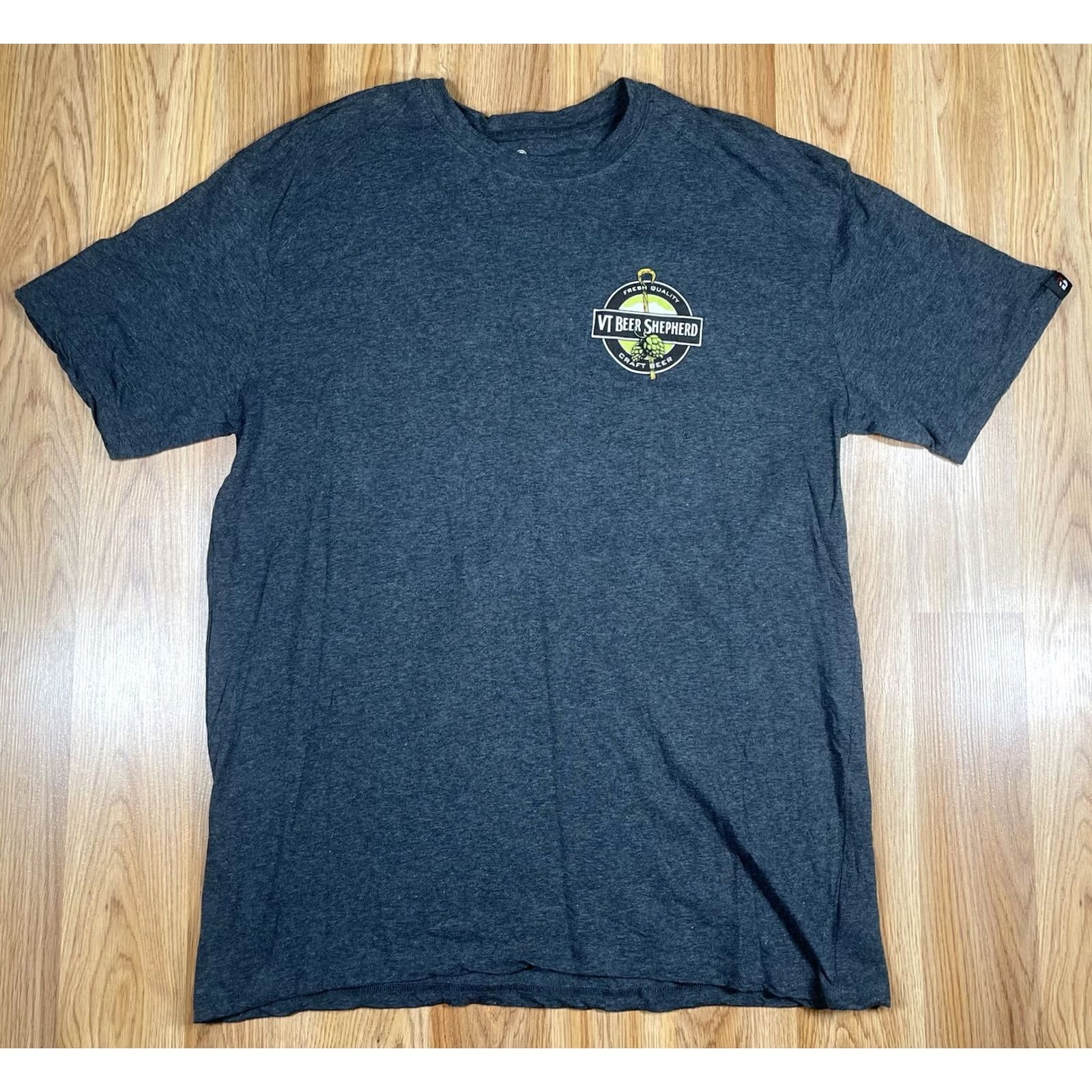Vintage Badger CrewNeck T-Shirt Mens XL Gray Cotton Spandex Blend Short Sleeve Crew Neck Regular Fit Canvas Logo Vintage: No Size US XL / EU 56 / 4 - 2 Thumbnail