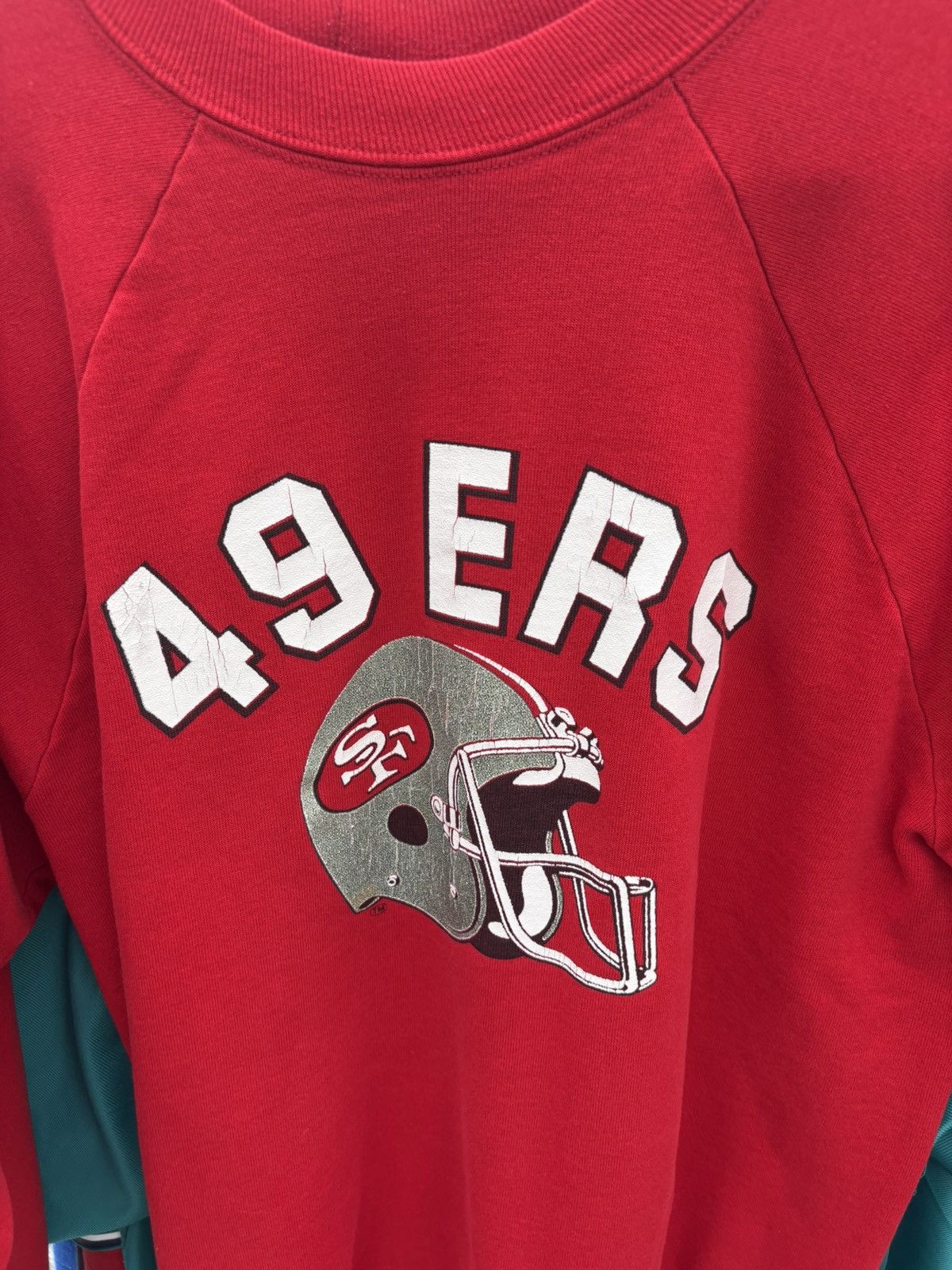 NFL × Vintage 1990's San Francisco 49 ers Crewneck Sweatshirt Size US XL / EU 56 / 4 - 2 Thumbnail