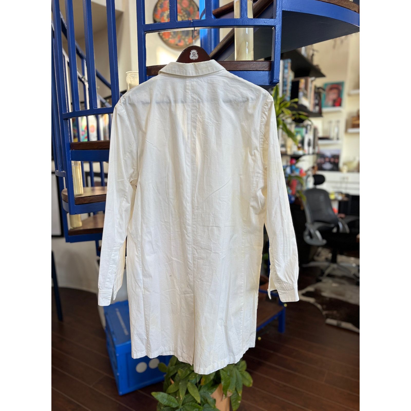 HARE HARE Japan White Lightweight Tailored Coat Size L Size US L / EU 52-54 / 3 - 2 Thumbnail