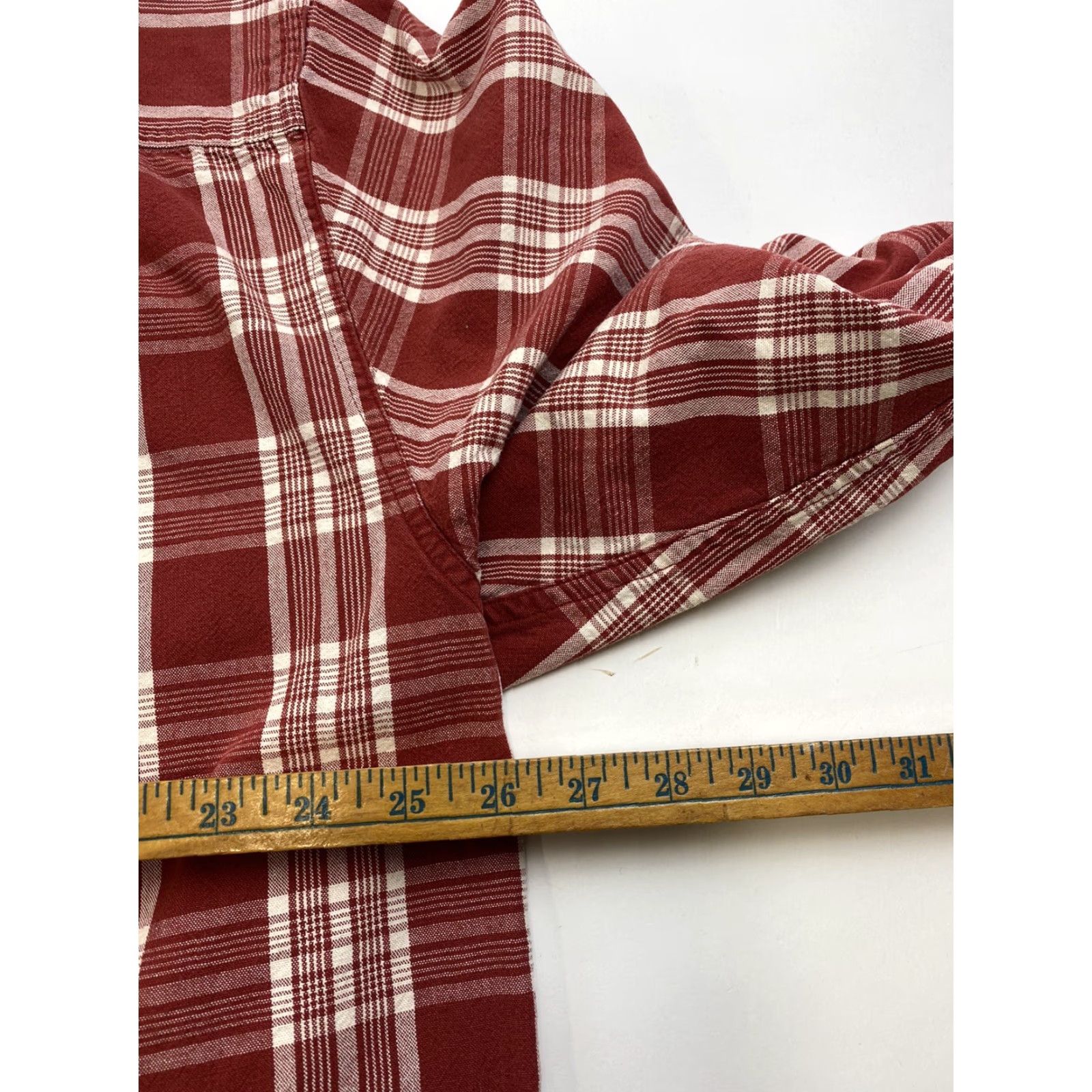 Eddie Bauer Eddie Bauer Shirt Mens XL Red Plaid Heavyweight Long Sleeve Button-Up Size US XL / EU 56 / 4 - 4 Thumbnail