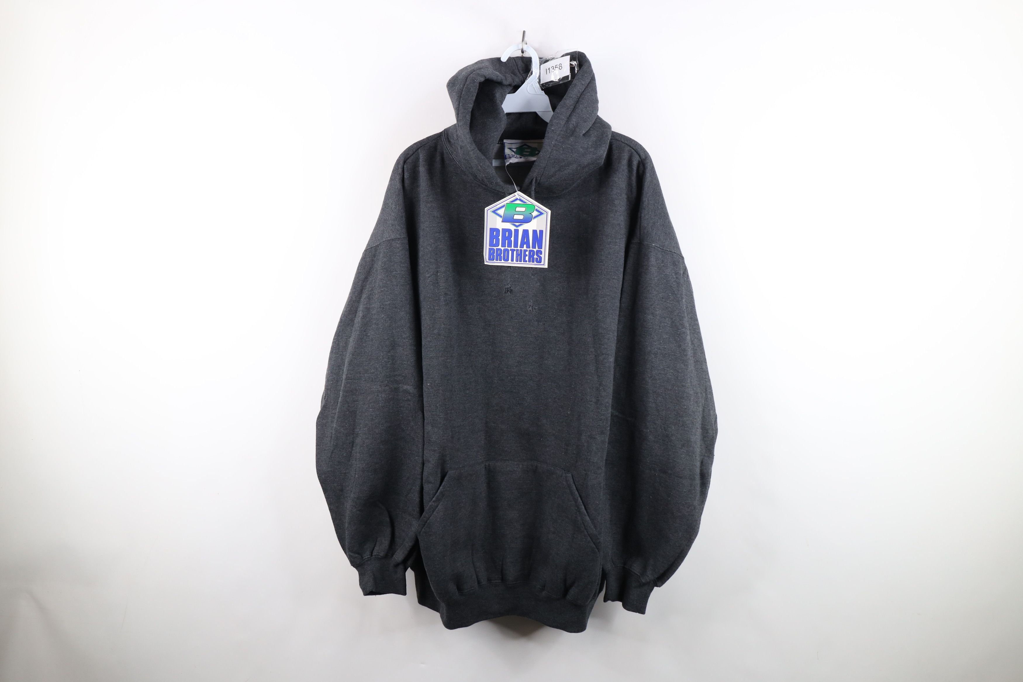 Vintage Deadstock Vintage 90s Streetwear Baggy Fit Hoodie Sweatshirt Size US XL / EU 56 / 4 - 1 Thumbnail