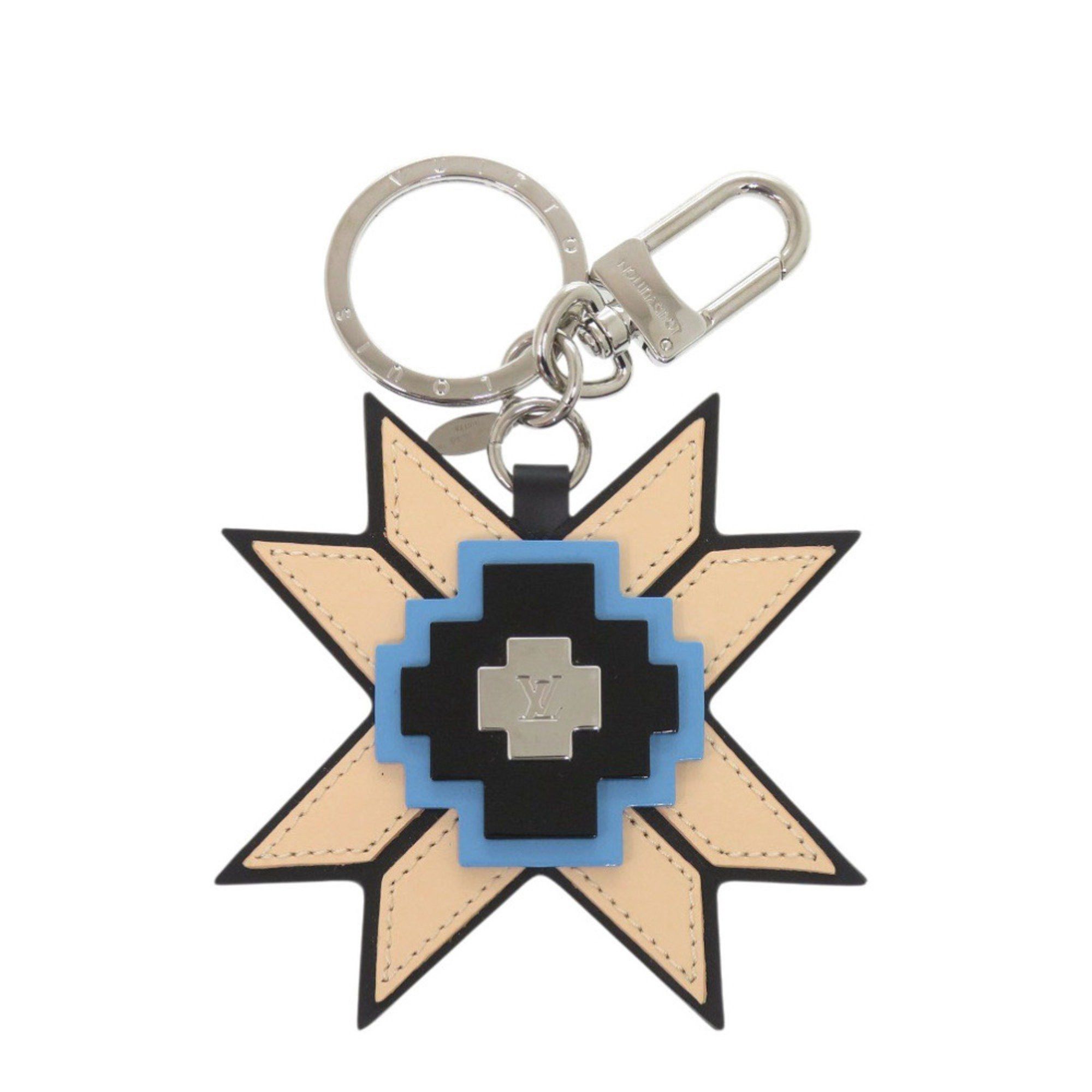 Louis Vuitton Louis Vuitton MP1646 Leather Plastic Beige Black Keychain 0075 LOUIS VUITTON Size ONE SIZE - 1 Thumbnail