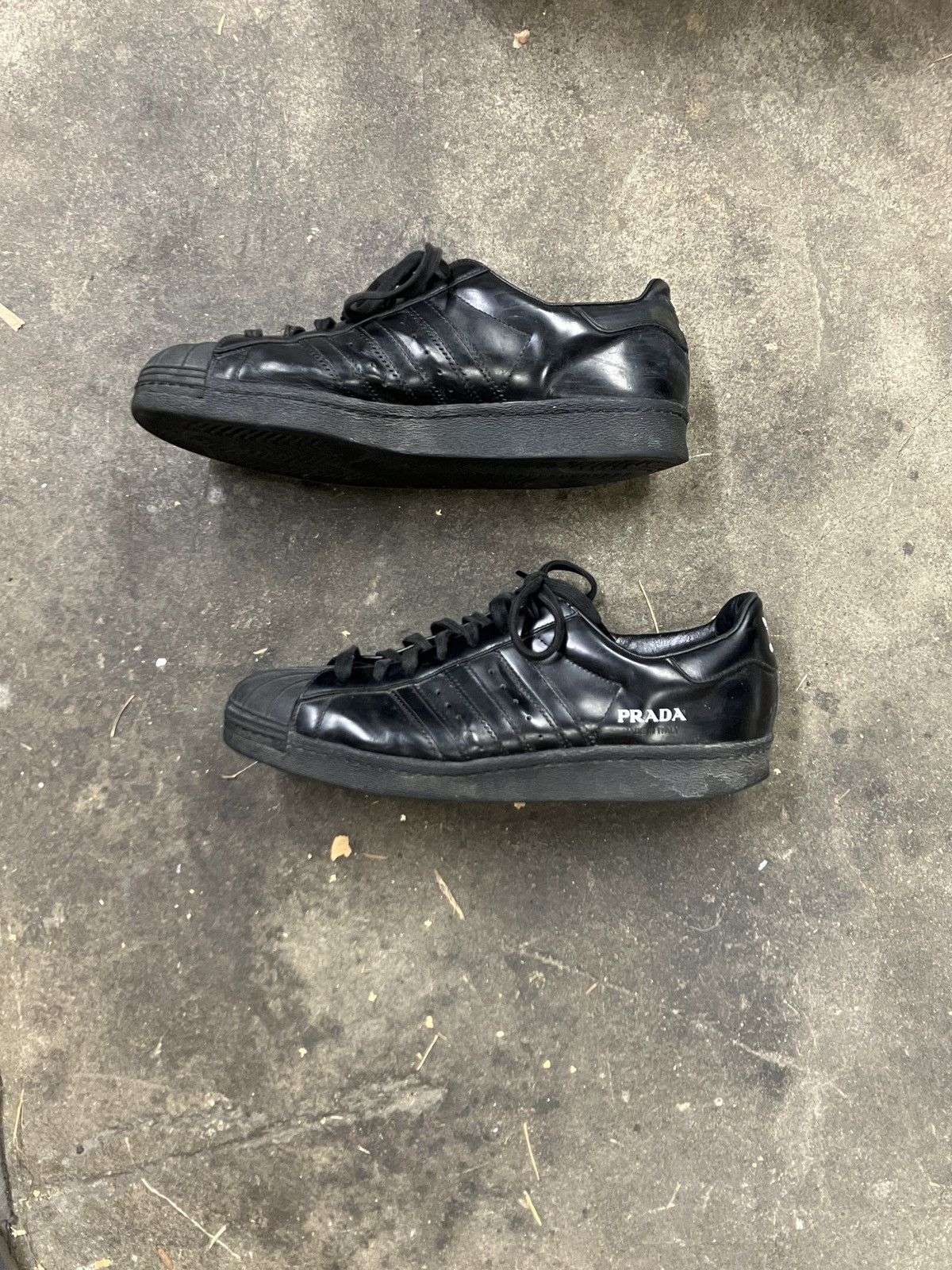 Adidas × Designer × Prada Prada adidas superstars Size US 10 / EU 43 - 2 Thumbnail