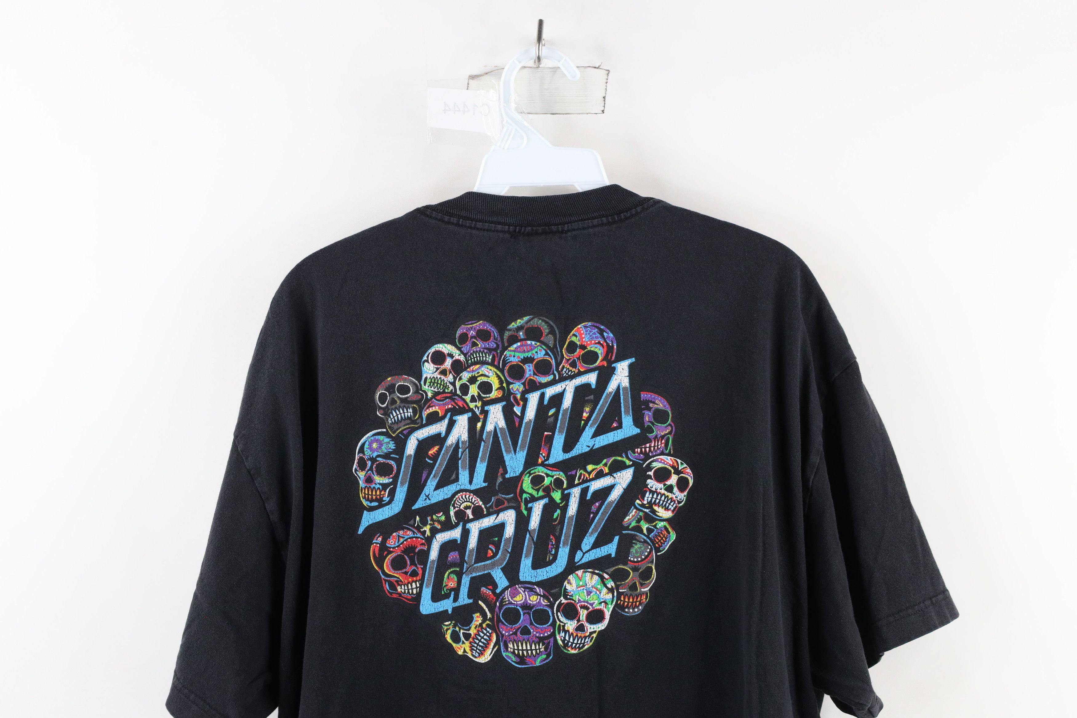 Vintage Vintage Santa Cruz Skateboards Out Sugar Skull T-Shirt Black Size US XL / EU 56 / 4 - 9 Thumbnail