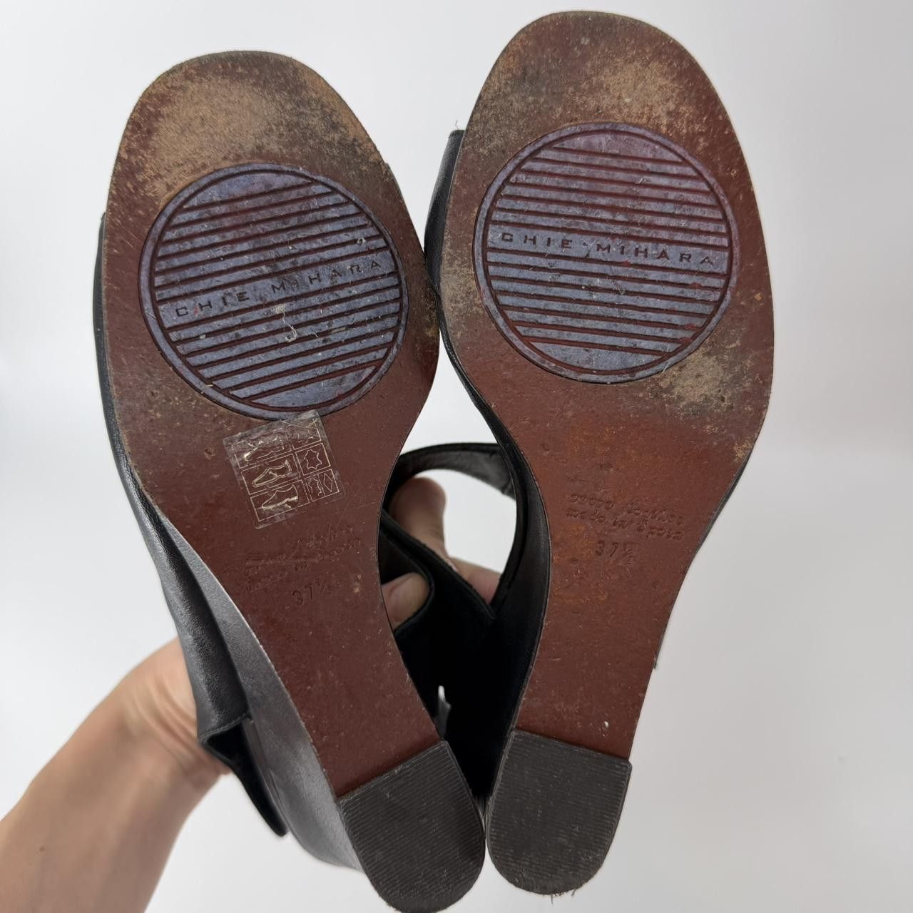 Other Chie Mihara Black Leather Ankle Size US 7 / IT 37 - 3 Thumbnail